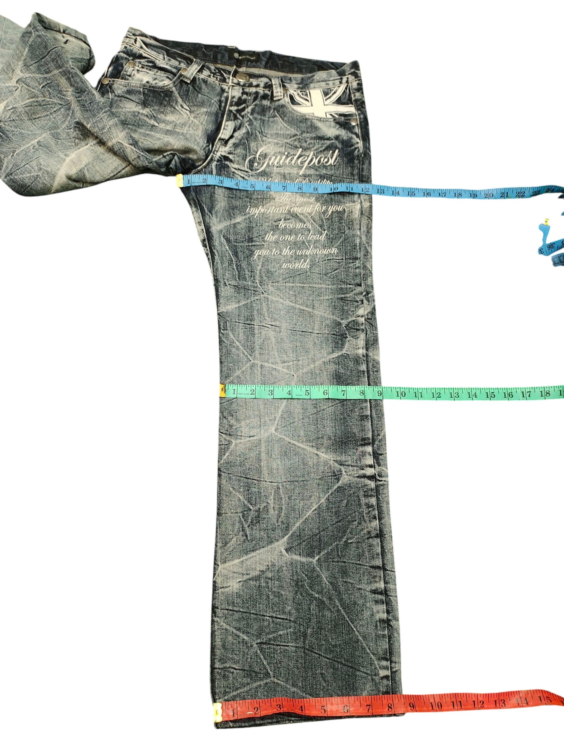Number (N)ine × Undercover Japanese Brand Root Three Clawmark Distress Denim Jeans Size US 34 / EU 50 - 16 Thumbnail