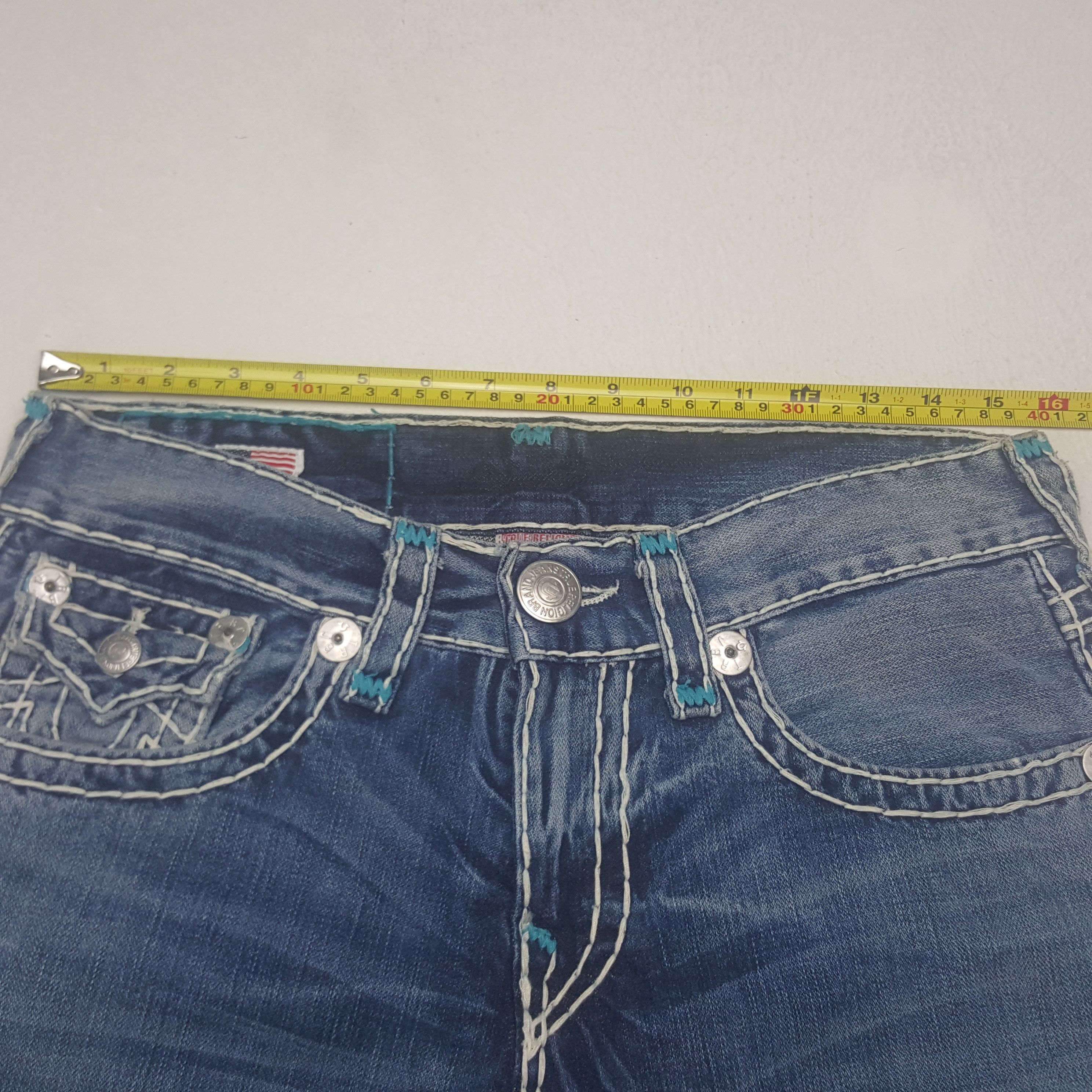 True Religion Vintage True Religion American Denim Jeans C297N30 Size US 31 - 9 Thumbnail
