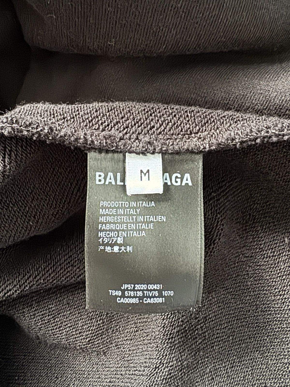 Balenciaga Balenciaga Crew Logo Hoodie Size US M / EU 48-50 / 2 - 4 Thumbnail