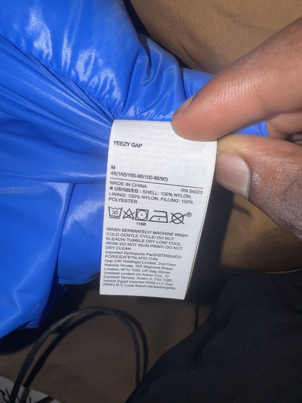 Kanye West Yeezy Gap Round Jacket Blue Size US M / EU 48-50 / 2 - 5 Thumbnail
