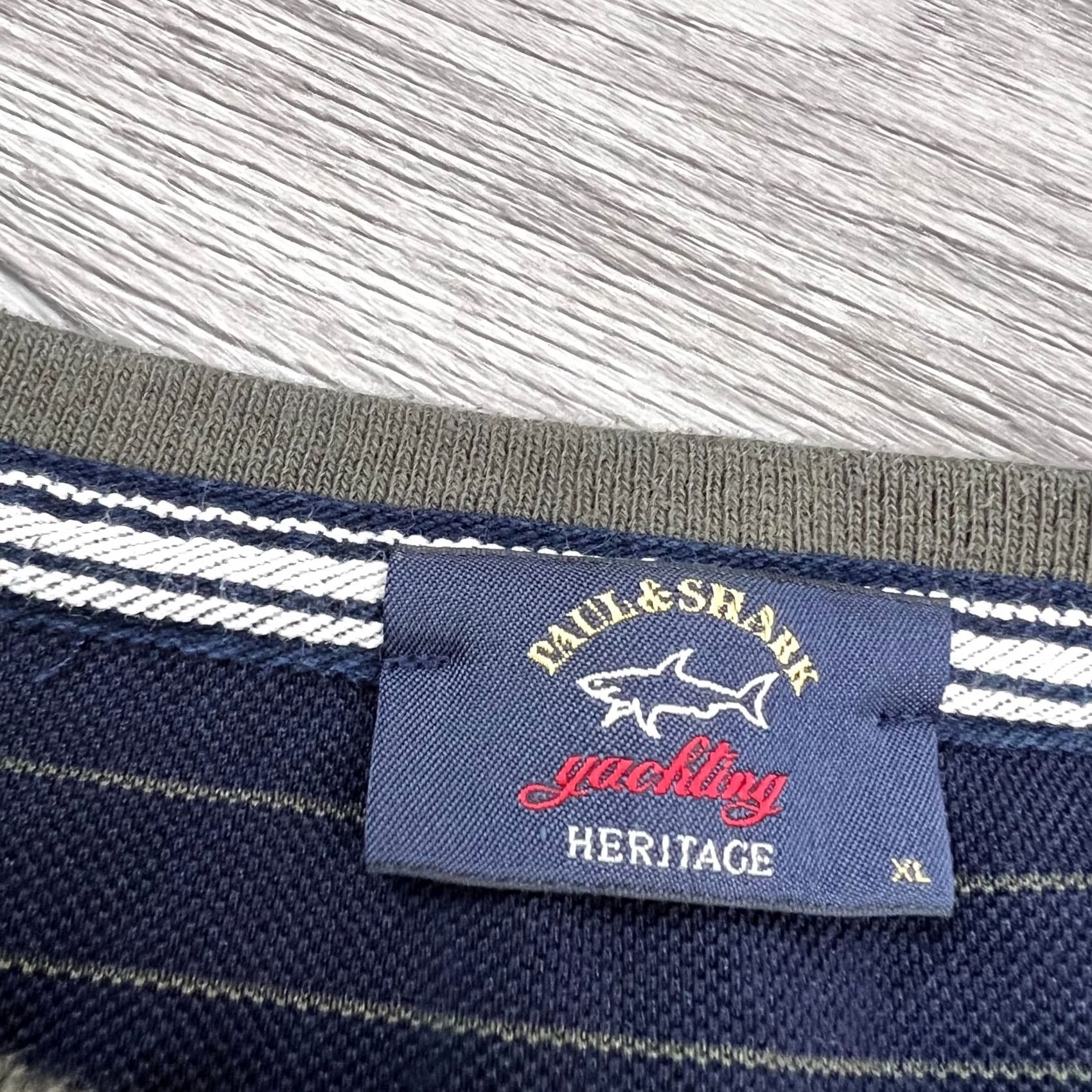 Paul & Shark Paul & Shark Heritage Navy Blue Long Sleeve Light Pullover Jumper Mens XL Shirt Size US XL / EU 56 / 4 - 5 Thumbnail