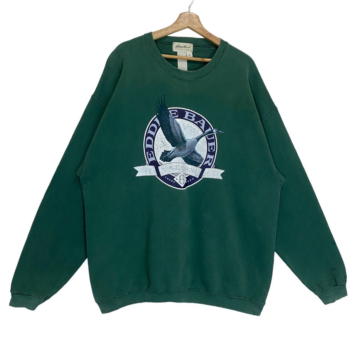 Eddie Bauer Eddie Bauer Big Logo Crewneck Sweatshirt Baggy Size L Size US L / EU 52-54 / 3 - 2 Thumbnail
