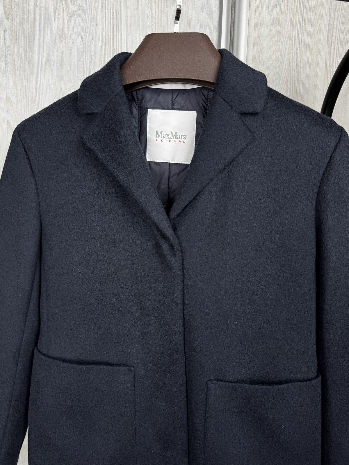 Max Mara MAX MARA LEISURE Midnight blue Piacere jacket Size M / US 6-8 / IT 42-44 - 4 Thumbnail