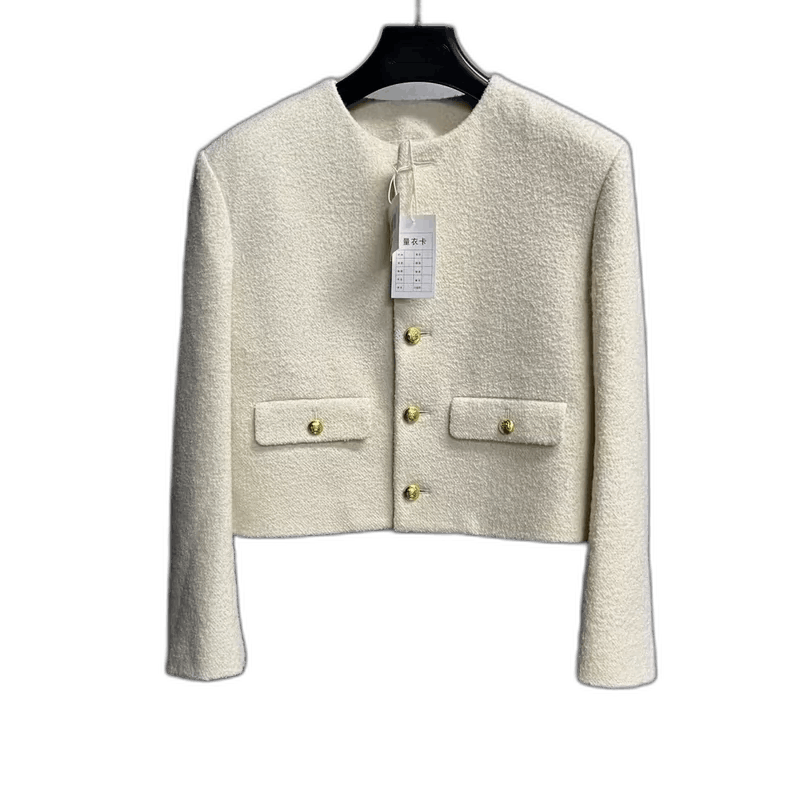 Celine Celine Chalk White Long Sleeve Jacket Size US M / EU 48-50 / 2 - 1 Thumbnail
