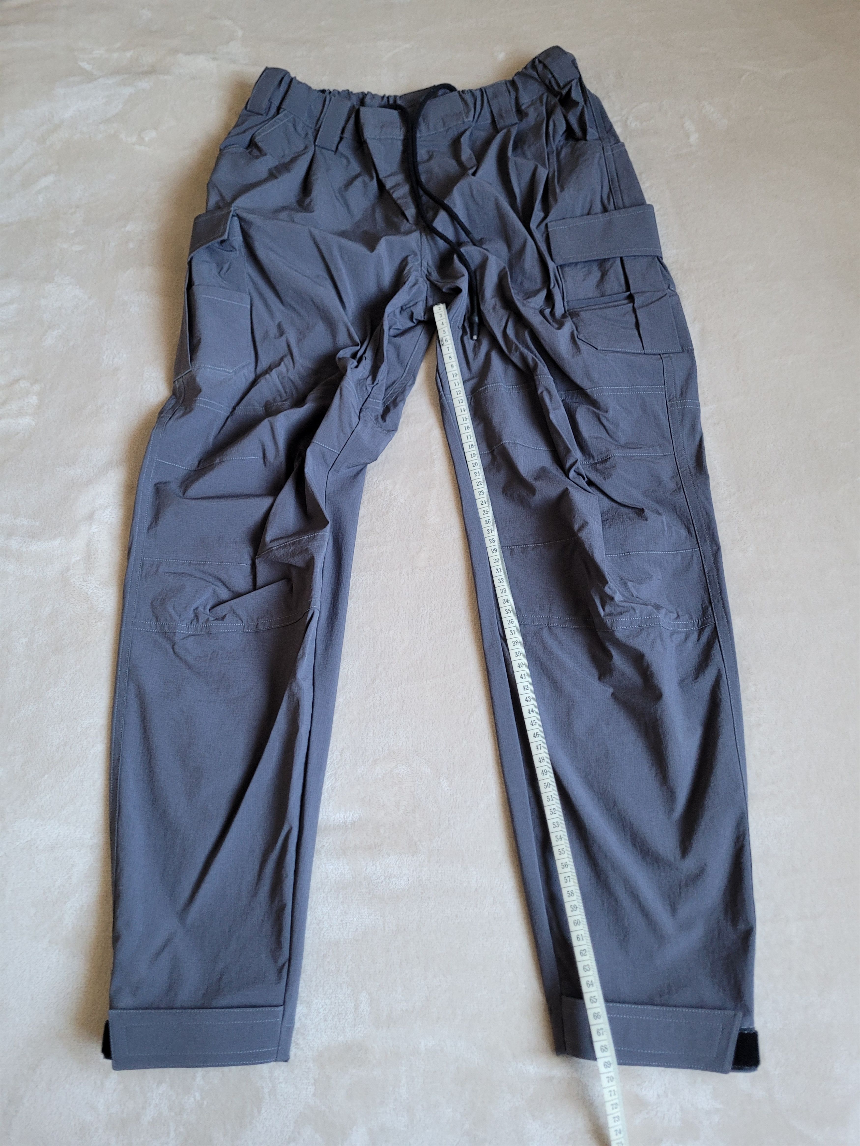 Rosen ROSEN-X Thebe Trousers in Ripstop Nylon - Grey Size US 33 - 8 Thumbnail