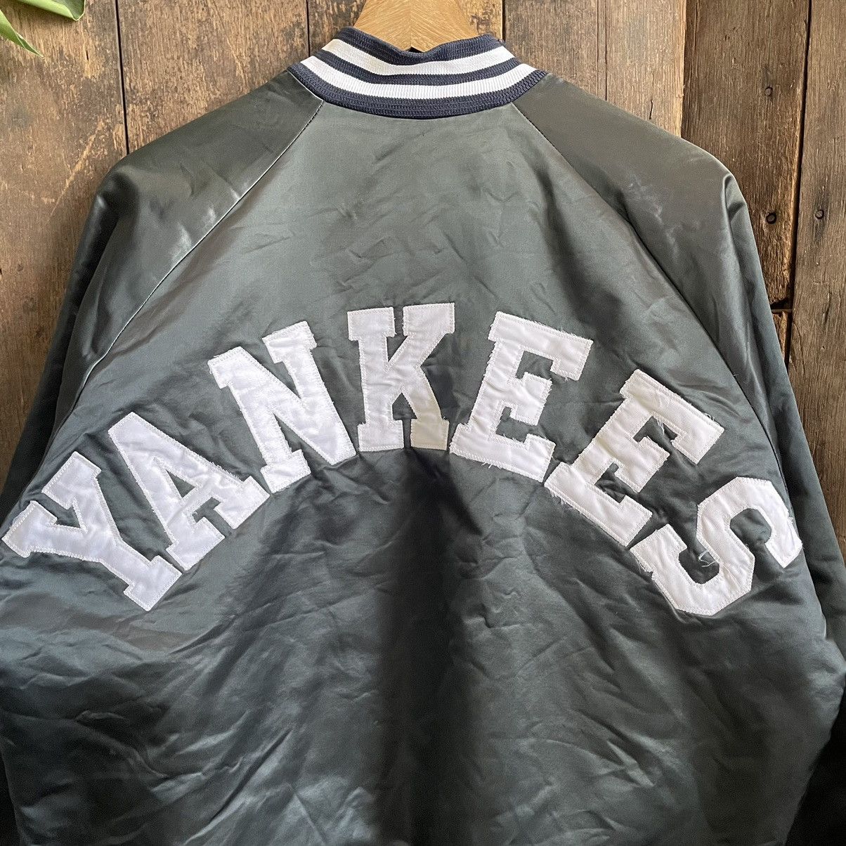 Chalk Line × Vintage Vintage Chalk Line Yankees Varsity Jacket Size US L / EU 52-54 / 3 - 3 Thumbnail