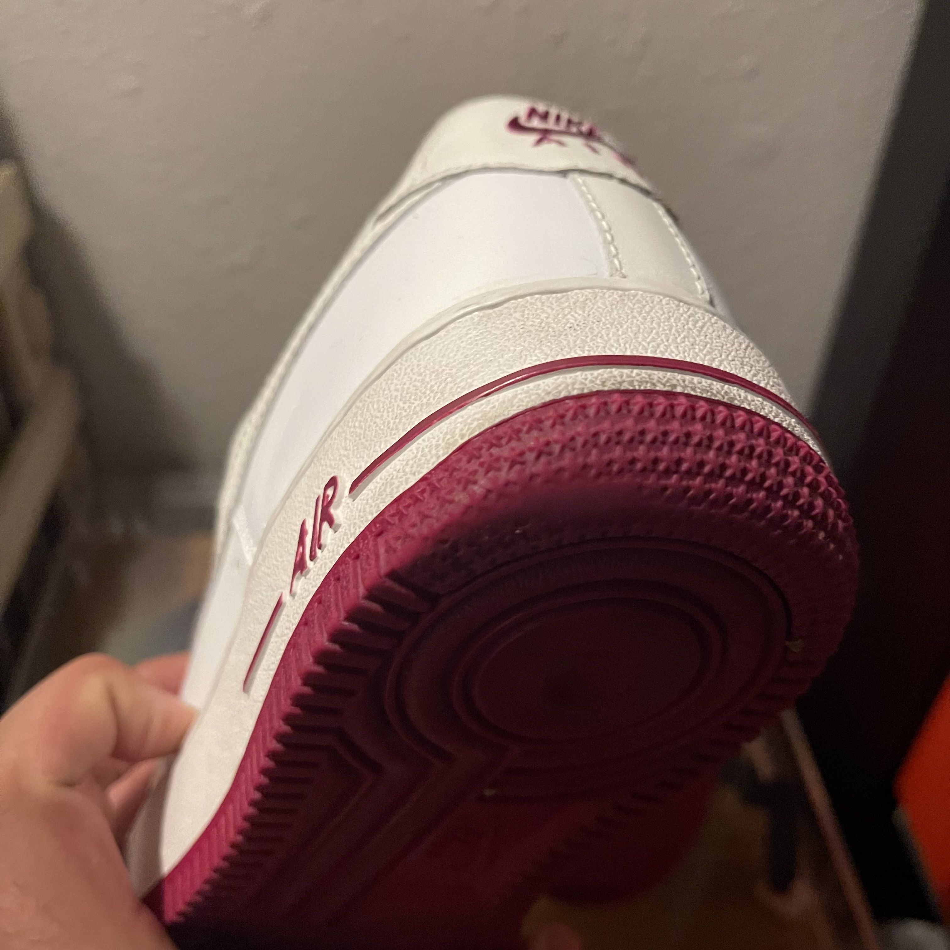 Nike × Vintage 2007 Nike Air Force 1 Rave Pink Size US 9 / IT 39 - 7 Thumbnail
