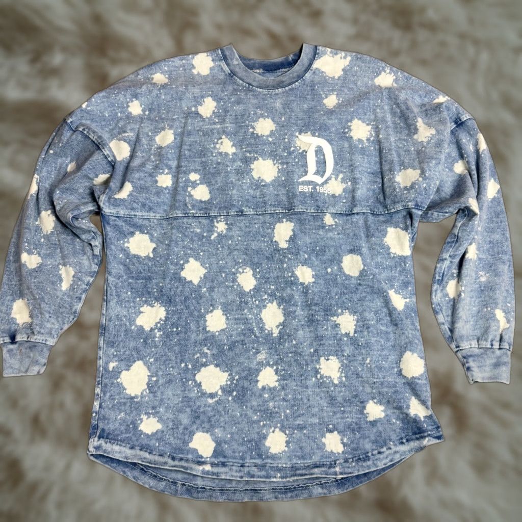 Disney Disney Disneyland Resort Spell Out Blue Long Sleeve Shirt XS Mens Cotton Size US XS / EU 42 / 0 - 1 Thumbnail