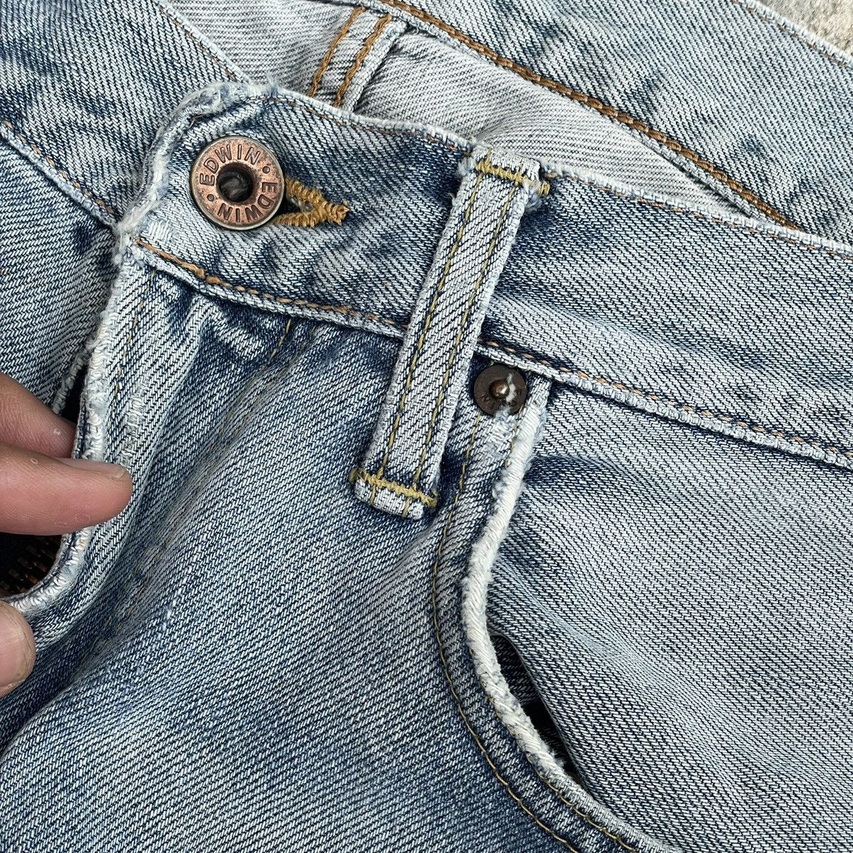 Edwin “DISTRESSED REDLINE SELVEDGE EDWIN 505X” DENIM JEAN Size US 32 / EU 48 - 5 Thumbnail