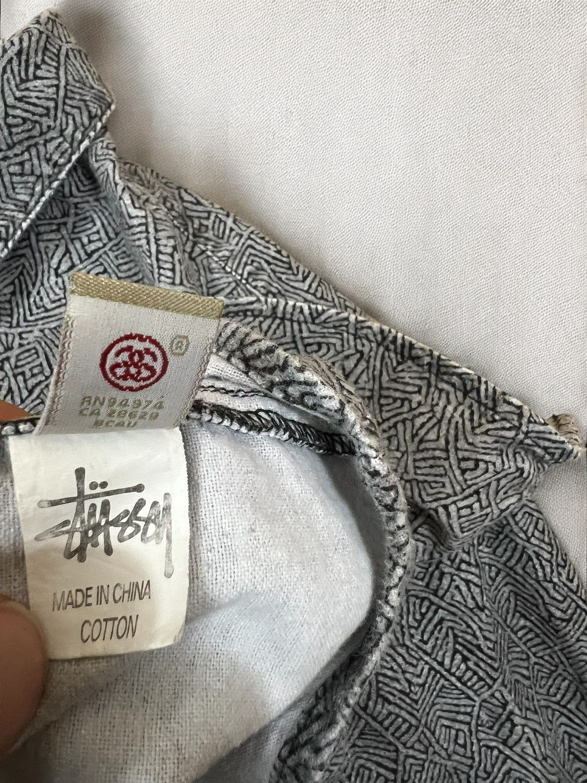 Stussy Stussy NYLTLA grey longsleeve shirt size L Size US L / EU 52-54 / 3 - 8 Thumbnail