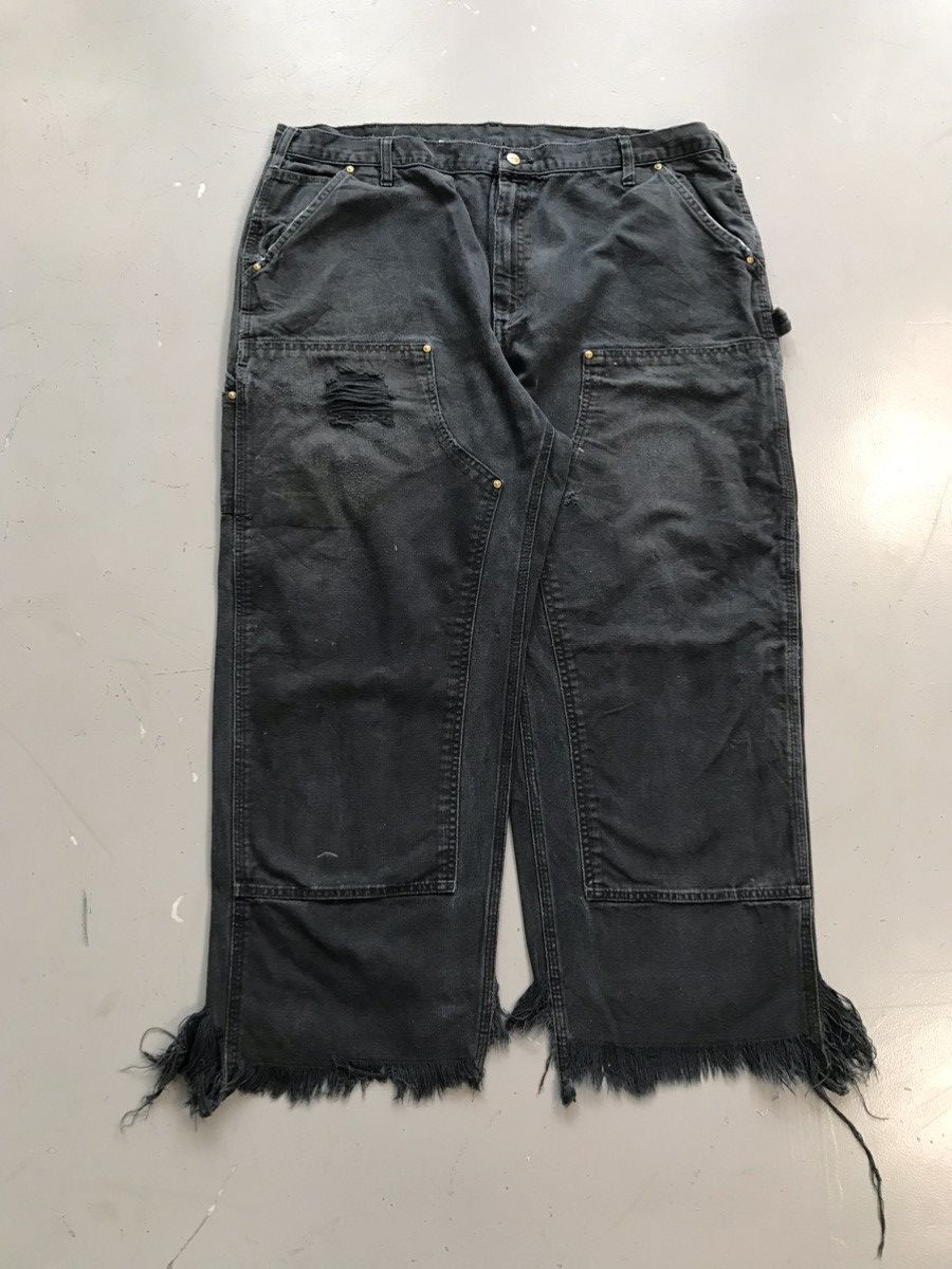 Carhartt × Vintage Vintage Carhartt B136 BLK double knee carpenter denim Size US 42 / EU 58 - 1 Thumbnail