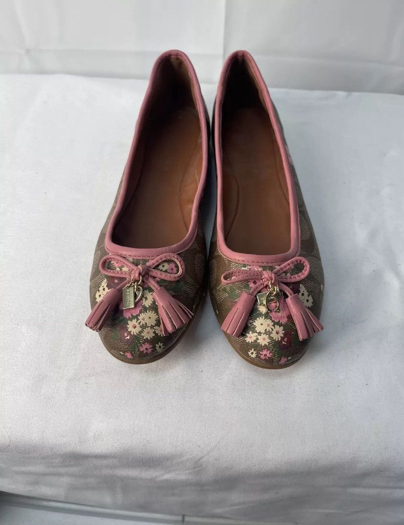 Coach Coach benni ballet with floral bundle print Size US 7 / IT 37 - 1 Thumbnail