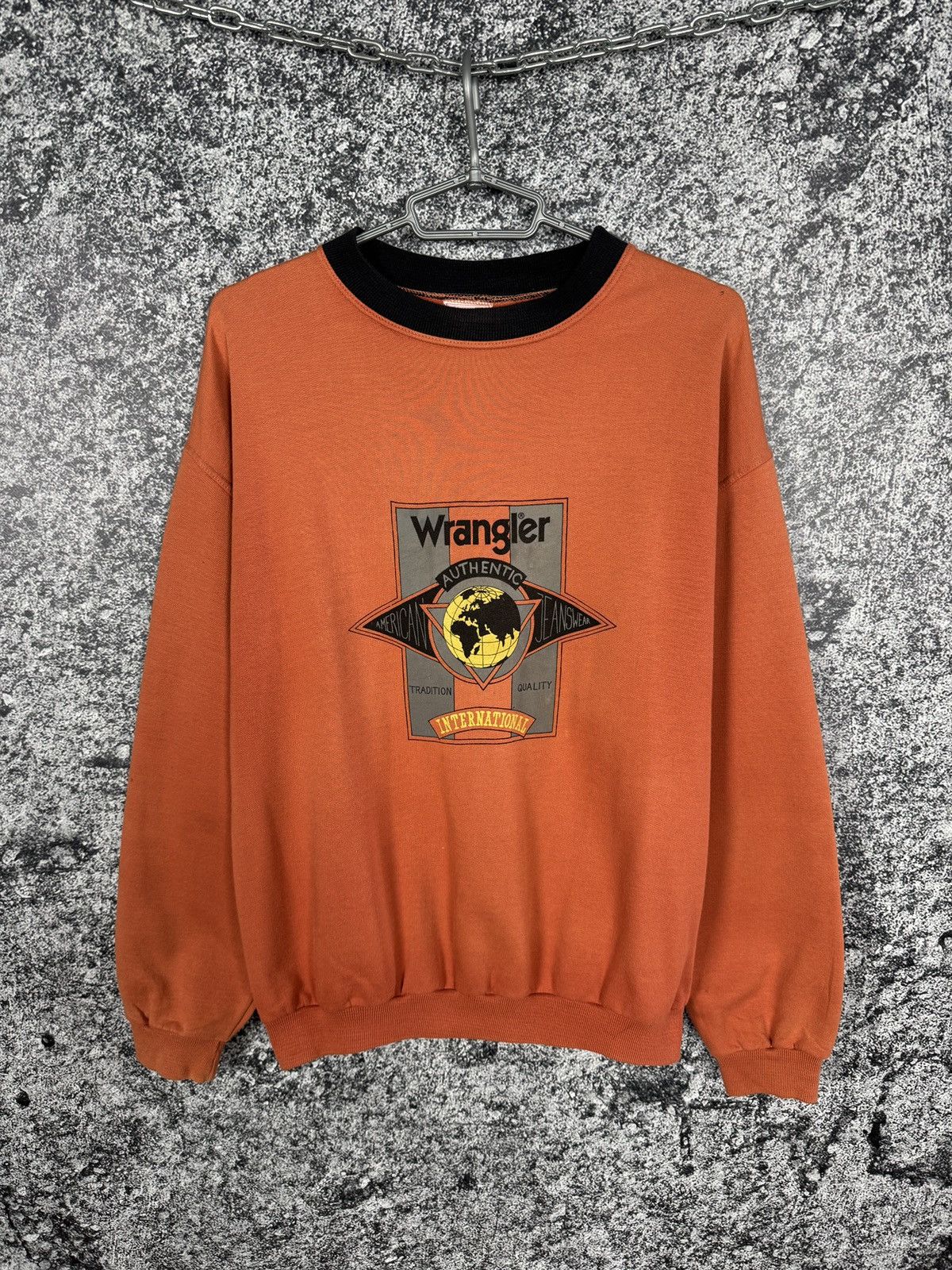 Wrangler Wrangler International Authentic Vintage Sweatshirt Size L Size US L / EU 52-54 / 3 - 1 Thumbnail