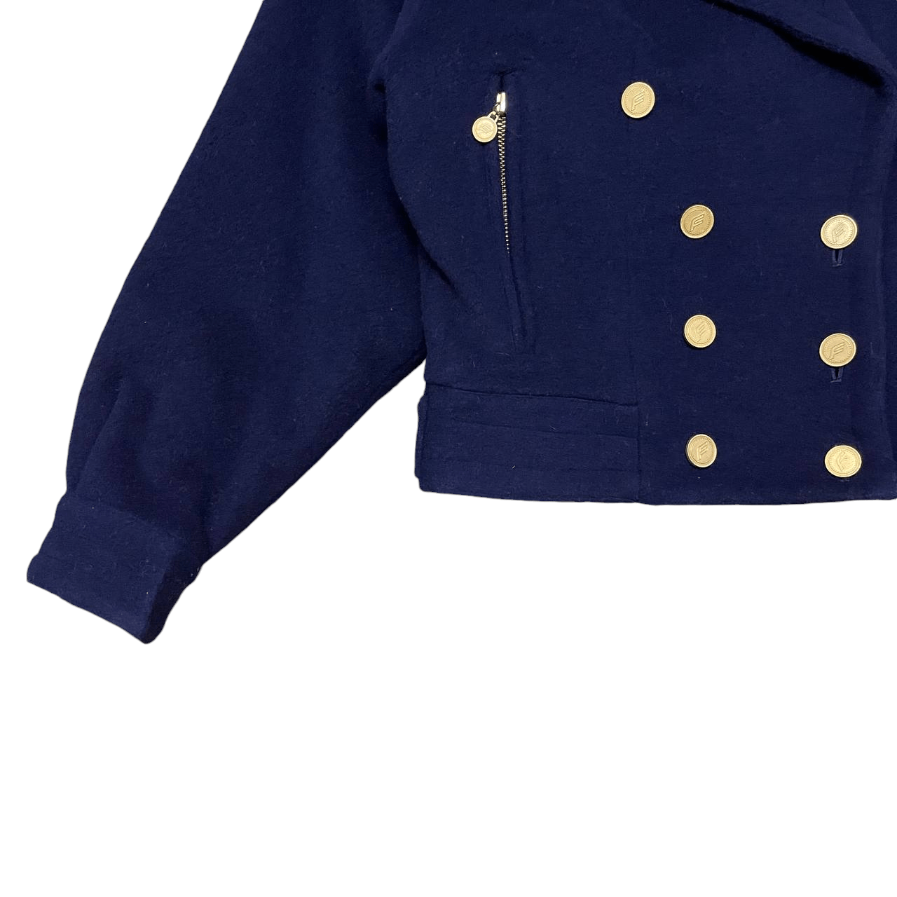 Other Vintage Flint Lock Blue Grass Gold Button Wool Coat Size US M / EU 48-50 / 2 - 3 Thumbnail