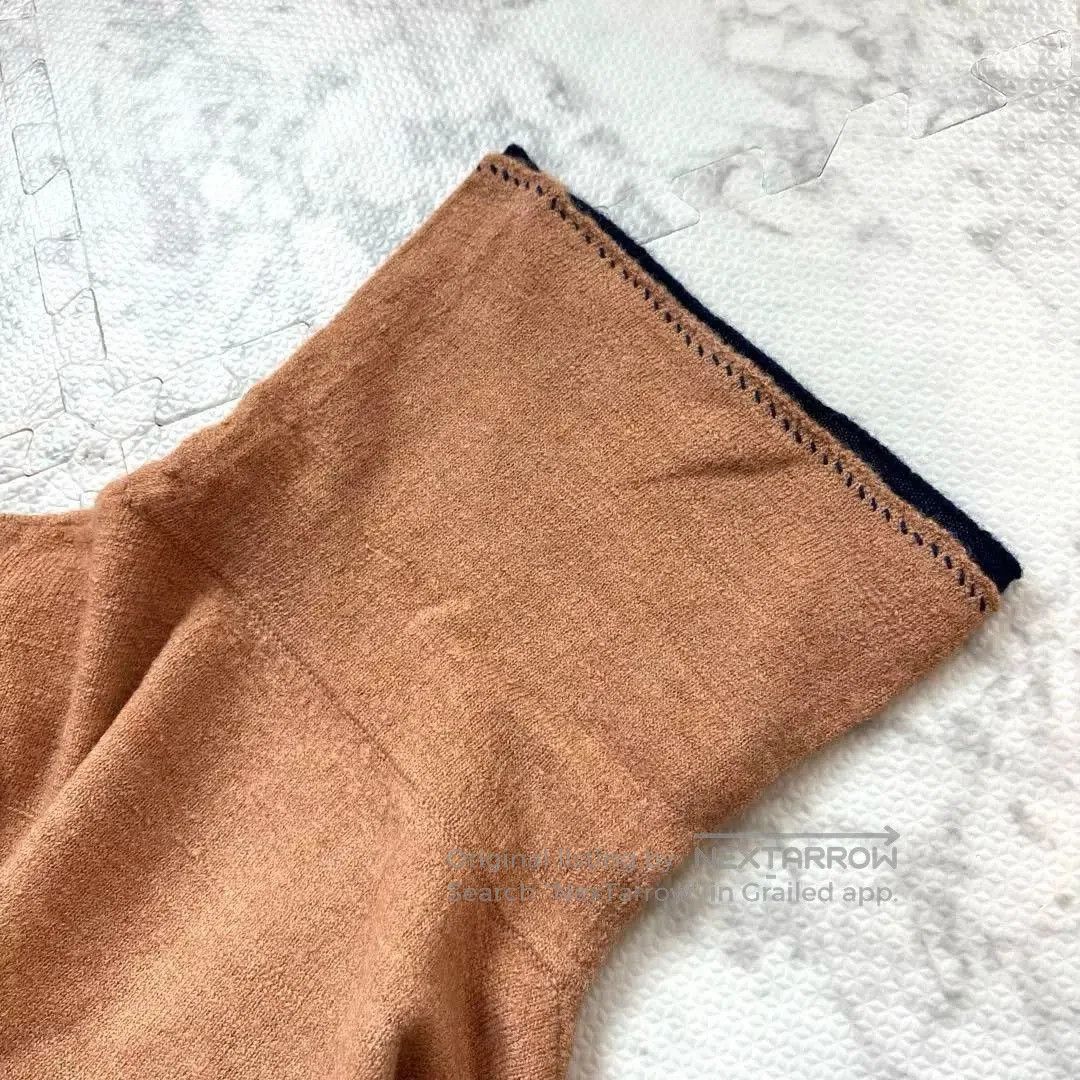 45rpm Brown Wool Cashmere Turtleneck Sweater. Size XS / US 0-2 / IT 36-38 - 5 Thumbnail