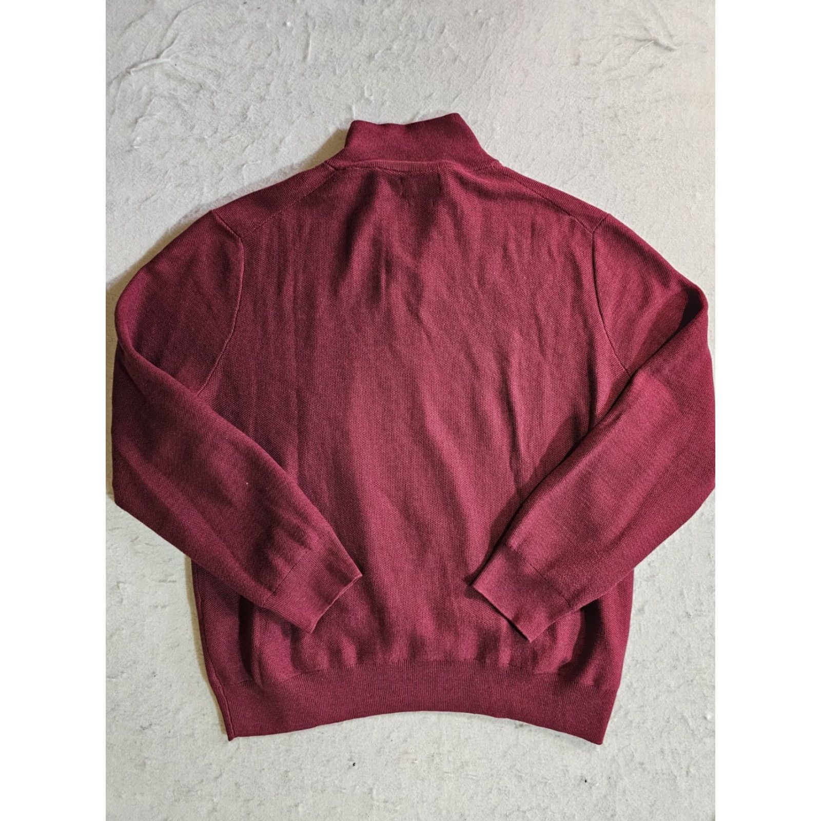 Polo Ralph Lauren Polo Ralph Lauren Classic Prima Cotton 1/4 Zip Pullover Jumper Mens XL Red Shirt/Sweatshirt (1/4 Zip, Logo) Size US XL / EU 56 / 4 - 6 Thumbnail