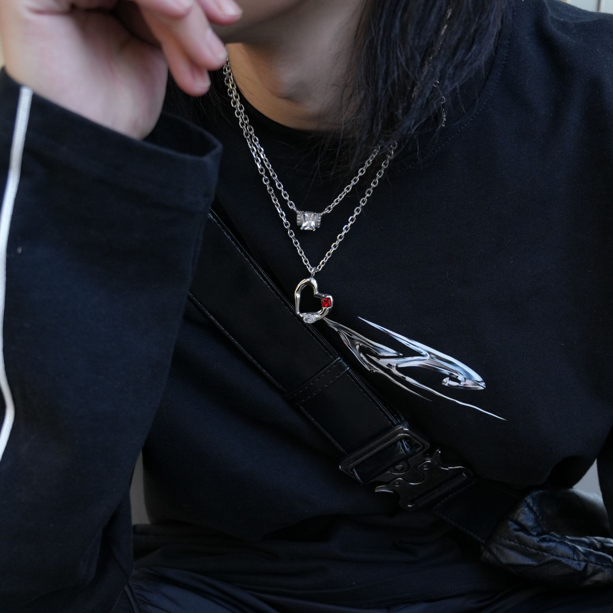 Other Retro STEAL! Y2K Chains Necklace Chain Size ONE SIZE - 3 Thumbnail