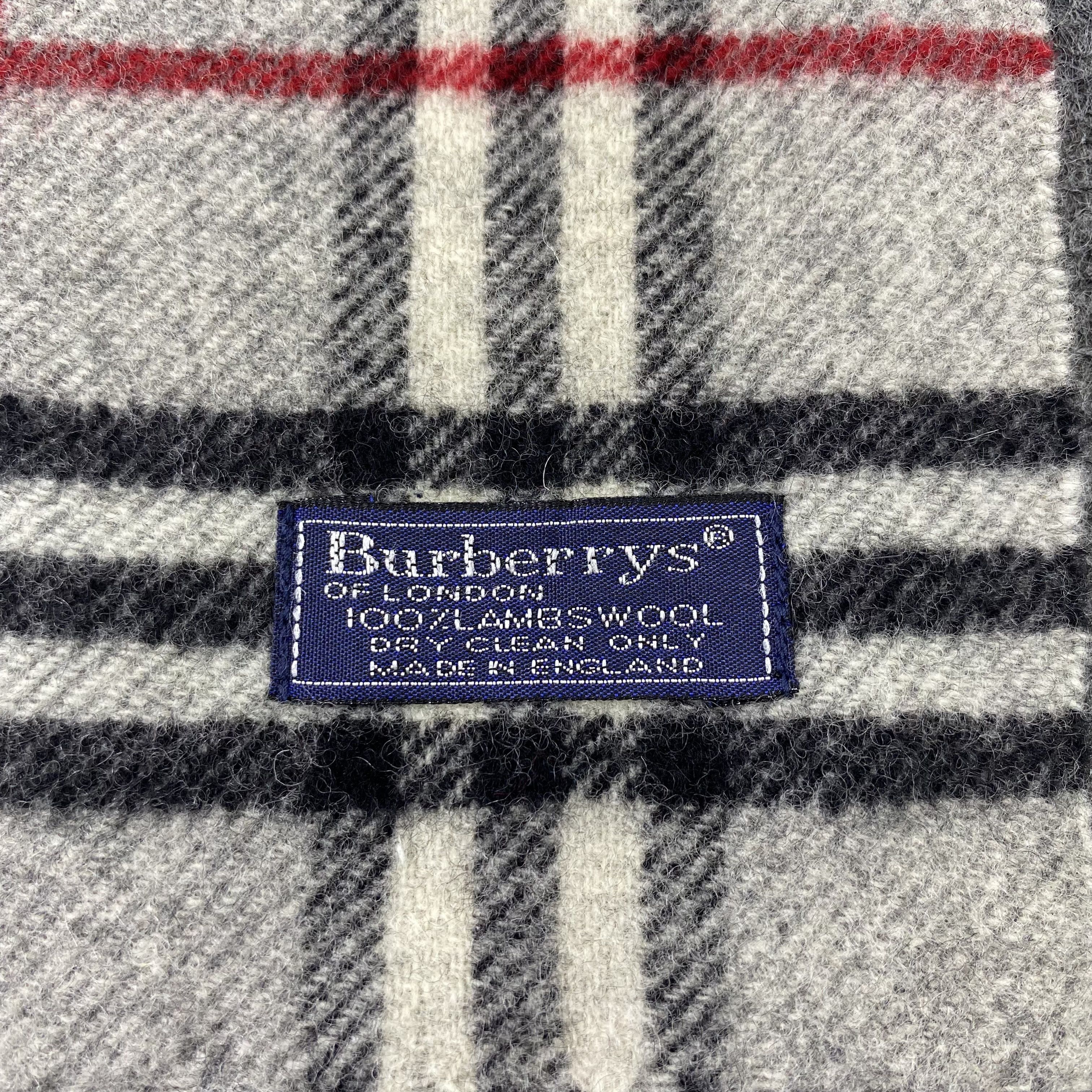 Burberry × Vintage Burberry Scarf / Muffler / Neckwear - T1201 Size ONE SIZE - 5 Thumbnail