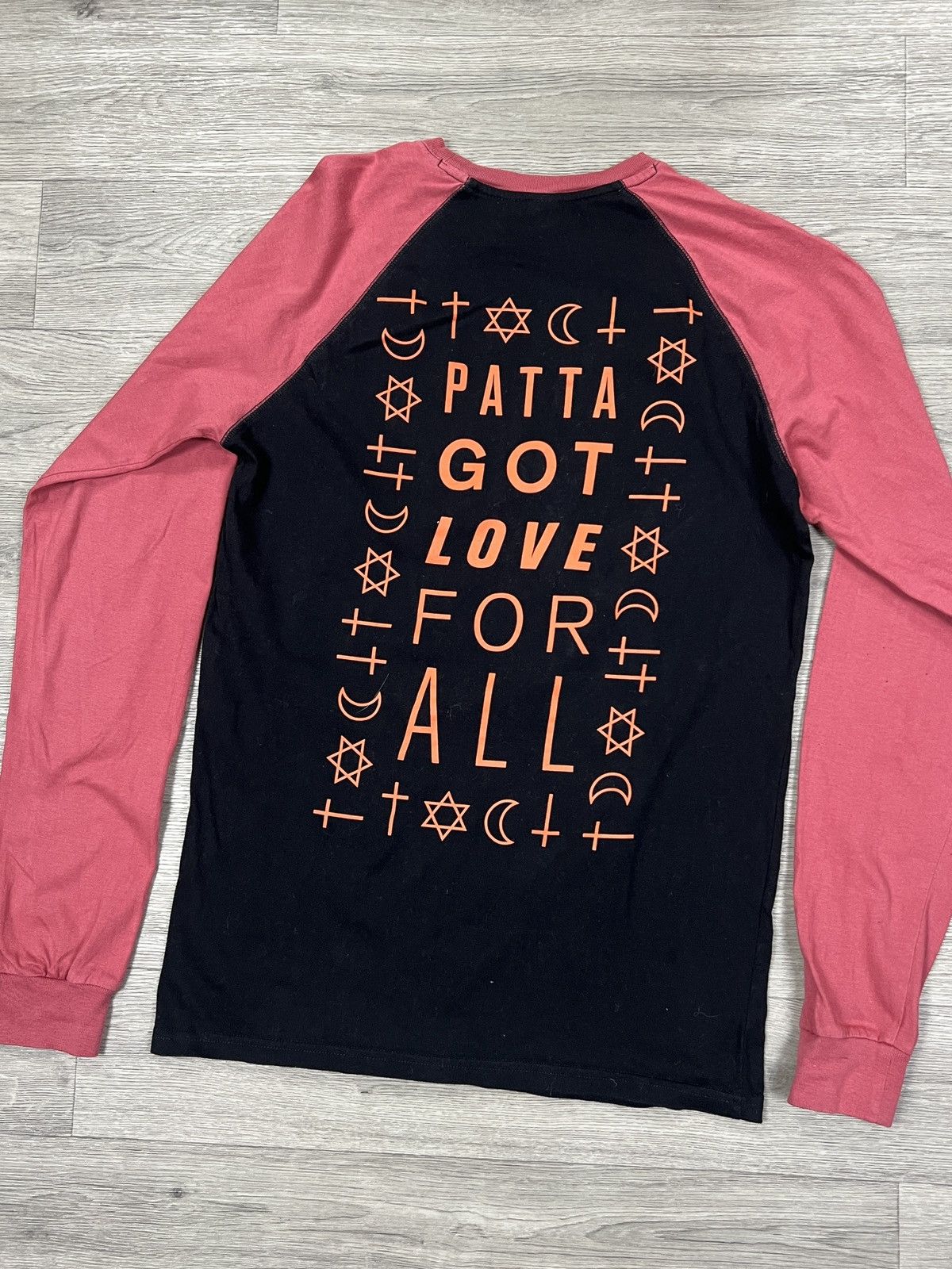 Patta Patta Got Love LS Tee Black/Slate Rose Men’s Size S Size US S / EU 44-46 / 1 - 7 Thumbnail