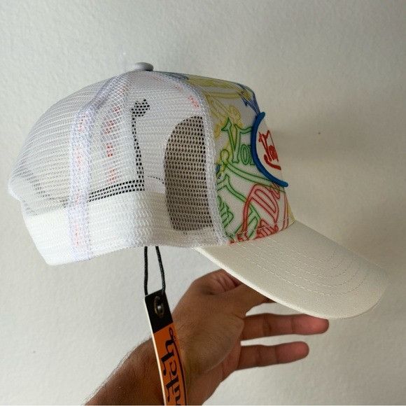 Other NWT VON DUTCH NEON LOGO WHITE TRUCKER HAT Size ONE SIZE - 5 Thumbnail
