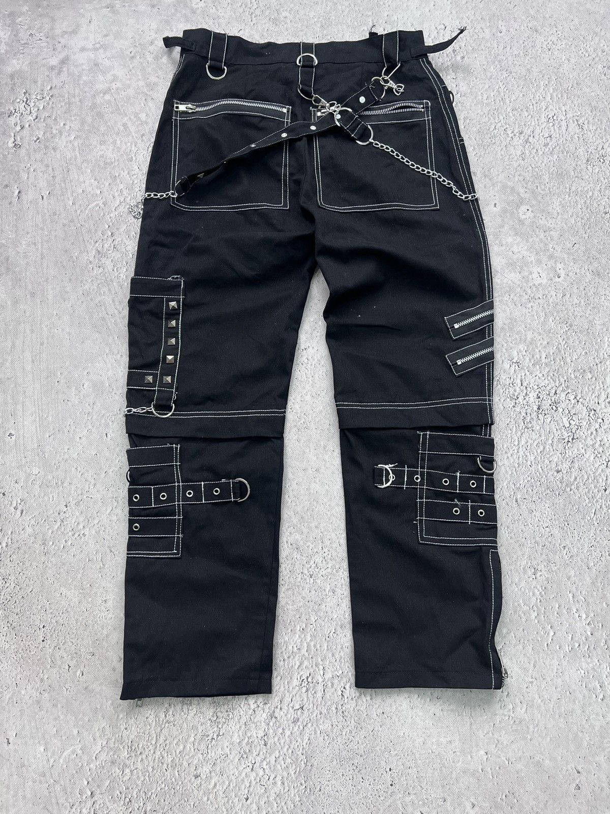 KMRii × Le Grande Bleu (L.G.B.) × Tripp NYC TRIPP NYC style PANTS GOTHIC DENIM BONDAGE BAGGY Size US 29 - 7 Thumbnail