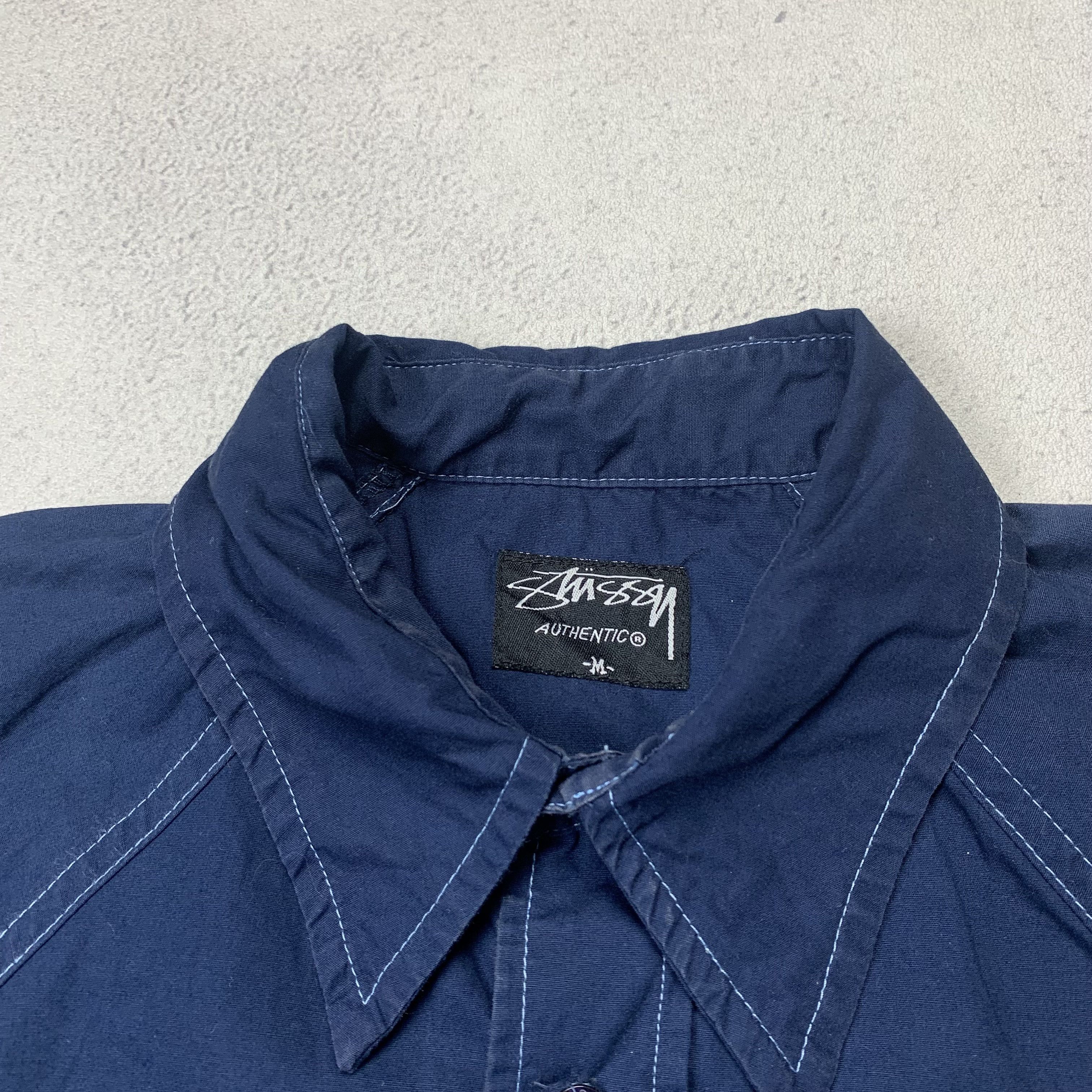 Stussy Stussy Navy Shirt Size US M / EU 48-50 / 2 - 3 Thumbnail