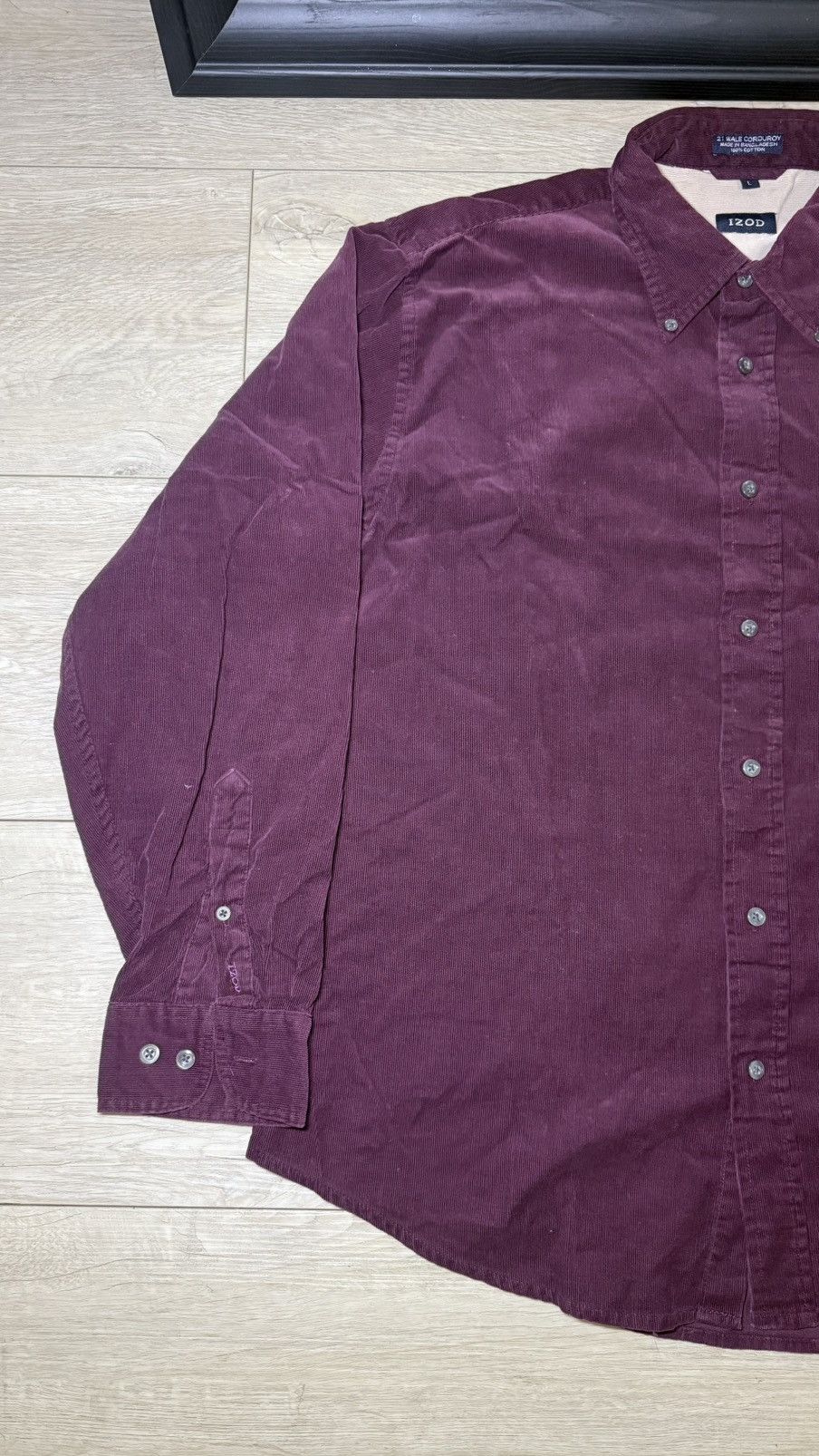 Izod Y2K 2000s Izod Corduroy Button Up Long Sleeve Size US L / EU 52-54 / 3 - 2 Thumbnail