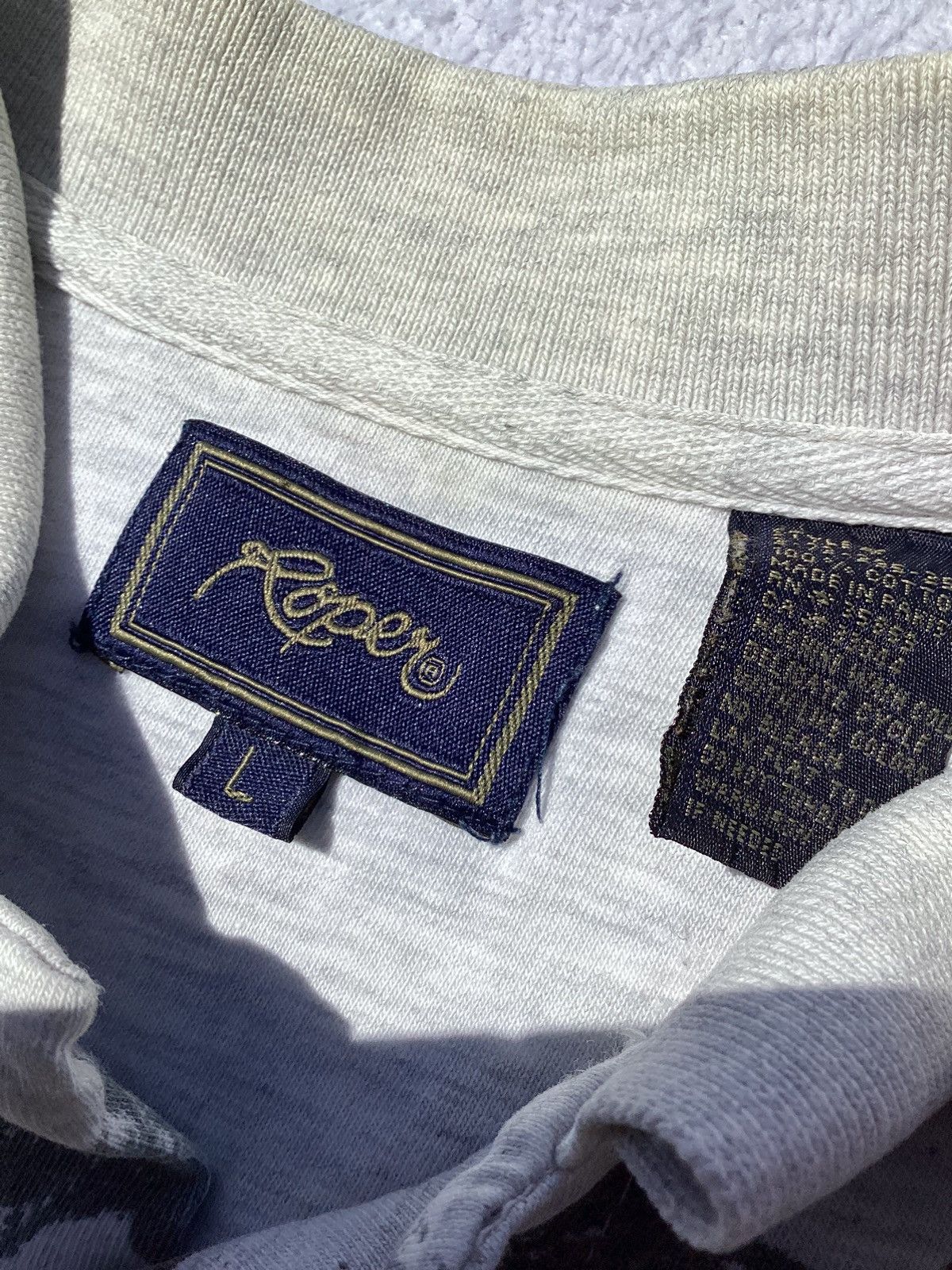 Roper Vintage 90s Roper polo running horses all over print shirt Size US L / EU 52-54 / 3 - 4 Thumbnail