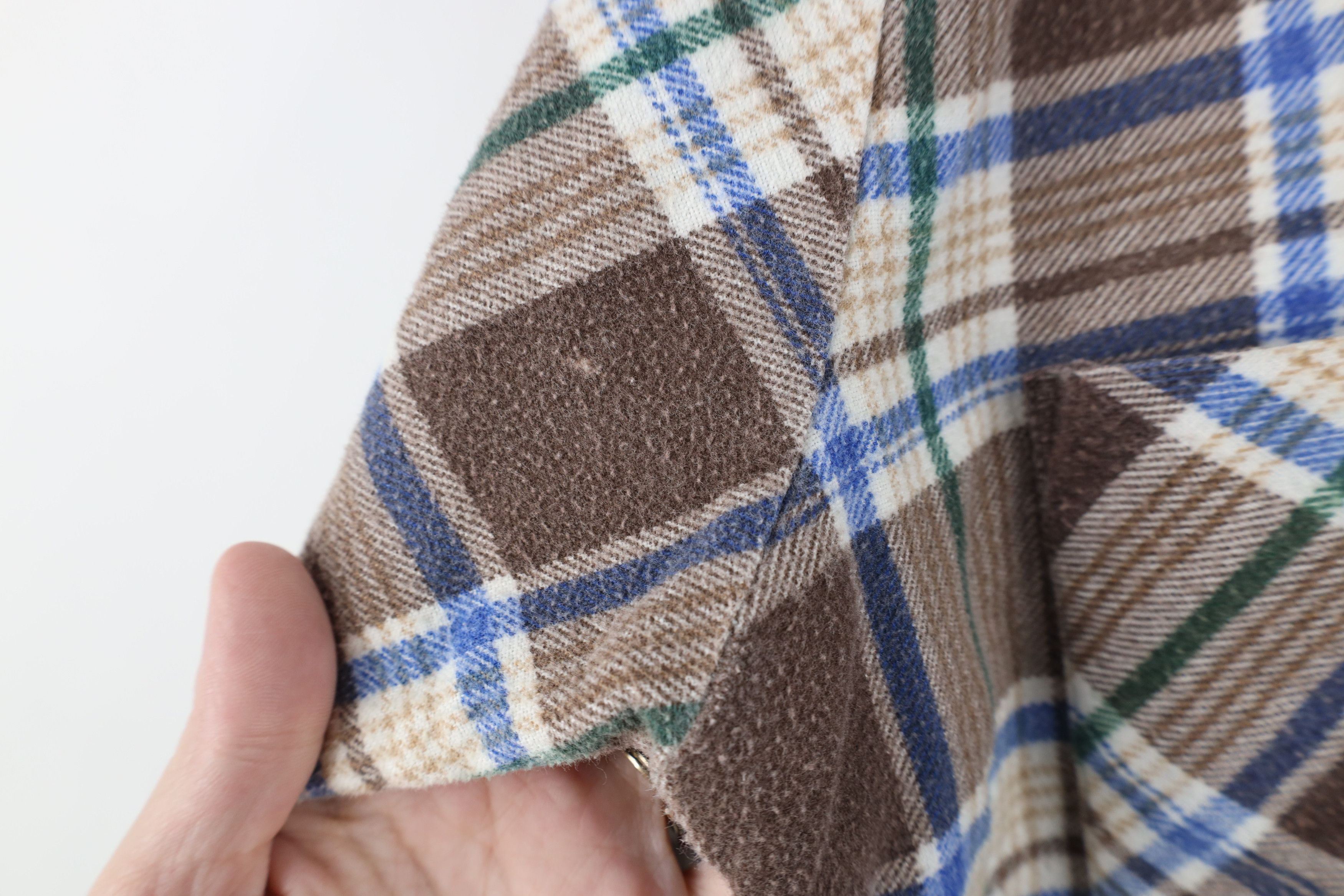 Vintage Vintage 60s 70s Streetwear Collared Button Shirt Plaid Size US M / EU 48-50 / 2 - 5 Thumbnail