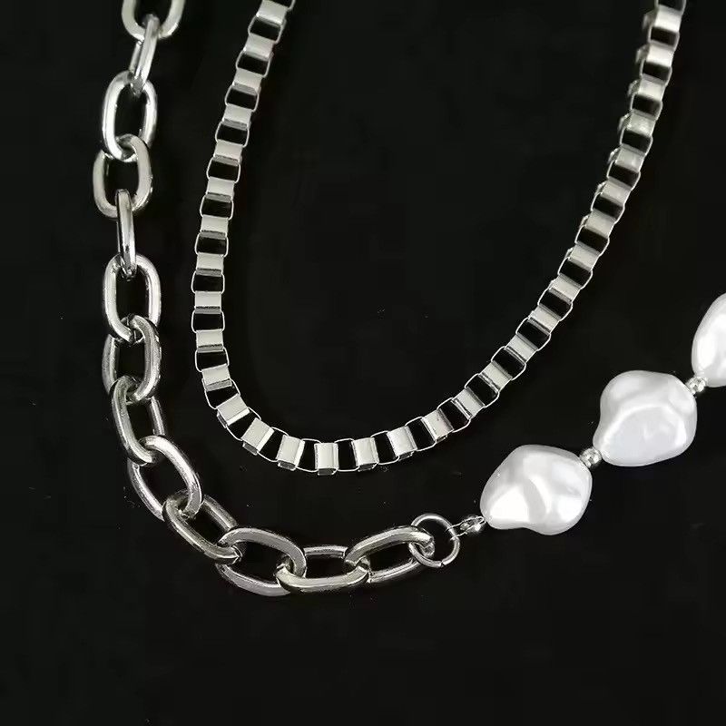 Japanese Brand Irregular Pearl Pants Chain Size ONE SIZE - 6 Thumbnail