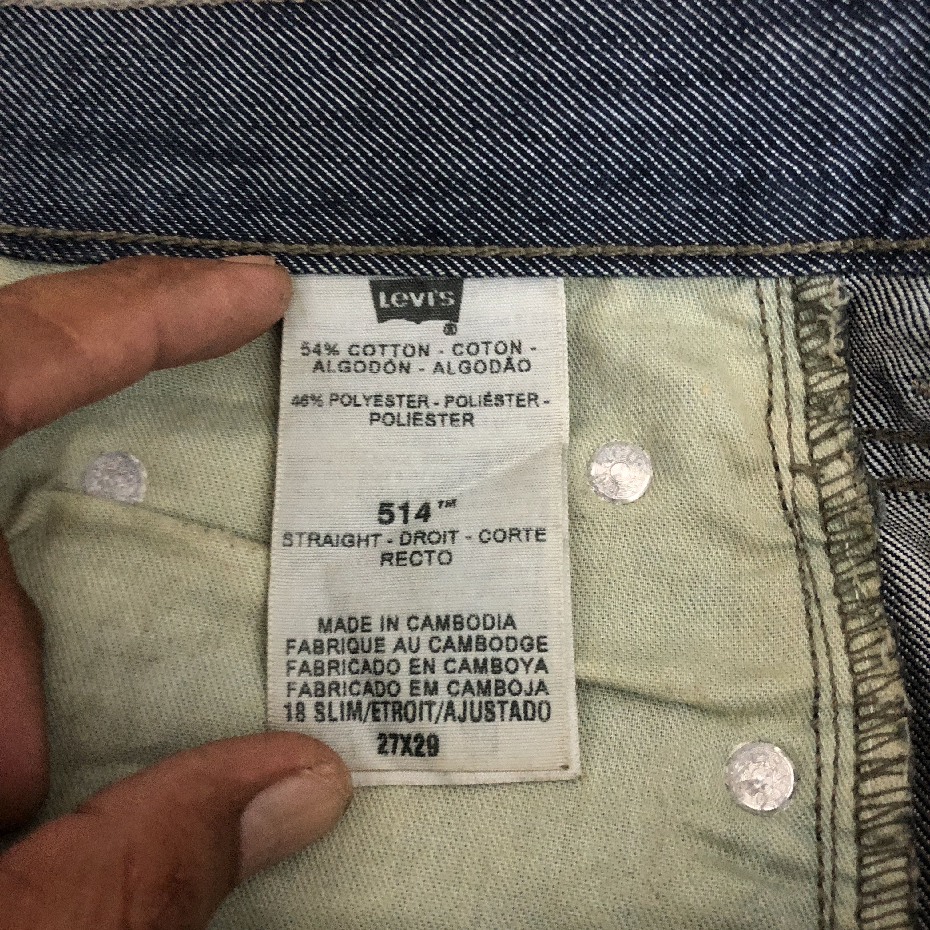 Levi's Vintage Y2K Levis Faded Jeans Levi's 514 Light Wash Denim Size 28" / US 6 / IT 42 - 6 Thumbnail