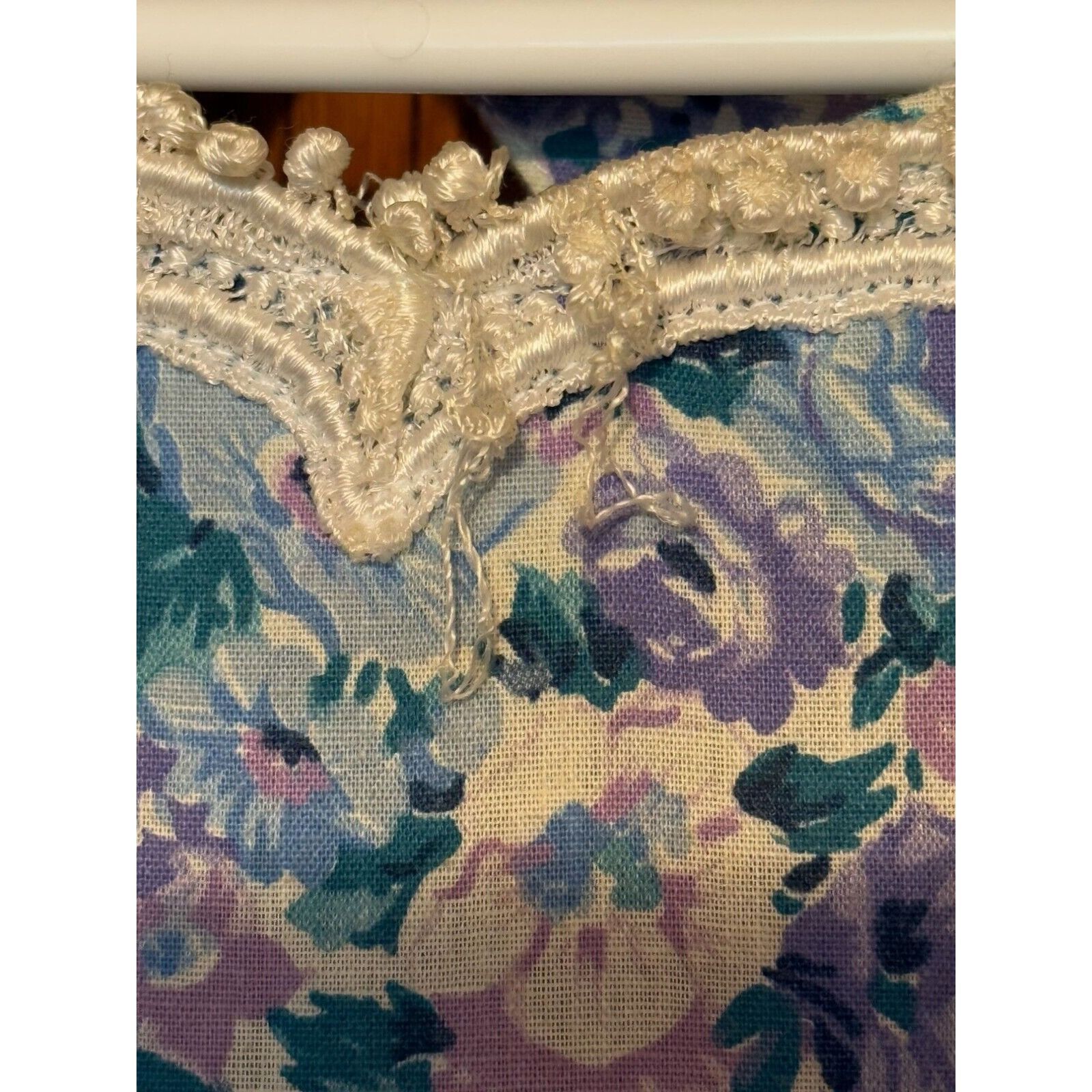 Other Vintage Gunne Sax Jessica McClintock Dress Floral Purple Blu Size XL / US 12-14 / IT 48-50 - 9 Thumbnail