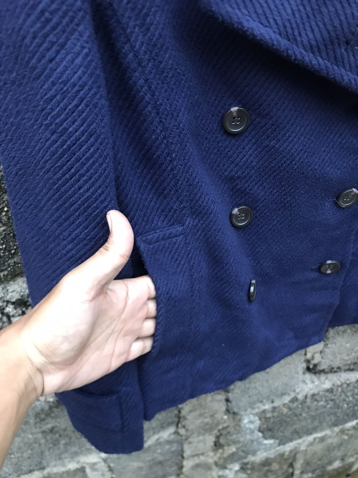 Japanese Brand × Vintage ⚡️Vintage Vis Double Breast Cropped Coat Size S / US 4 / IT 40 - 6 Thumbnail
