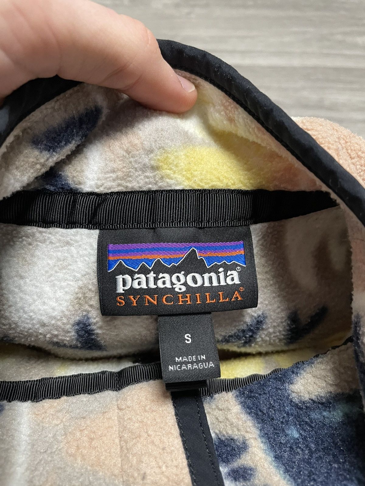 Patagonia Vintage Patagonia Synchilla Aztec Fleece Snap T Pullover Size US S / EU 44-46 / 1 - 10 Thumbnail