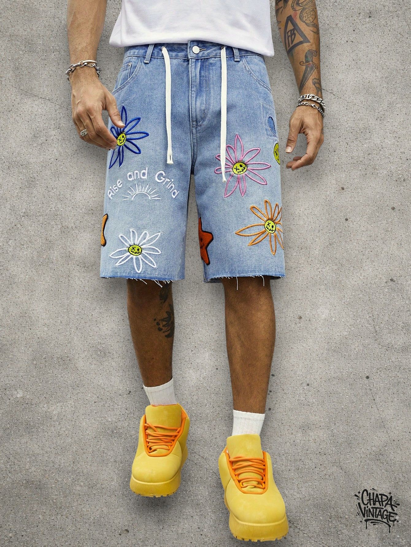 Vintage Retro jeans shorts Size US 32 / EU 48 - 4 Thumbnail