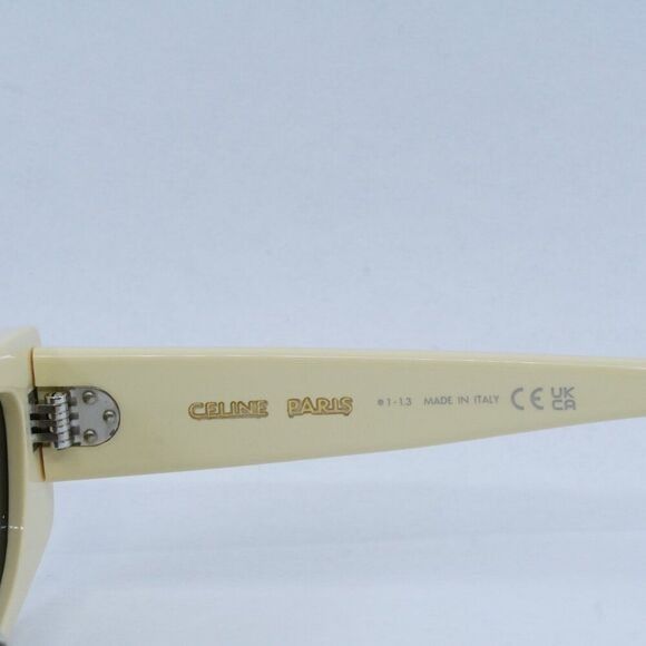 Celine Celine CL40245U 39A Sunglasses Shiny Butter Rectangle Frame Size ONE SIZE - 9 Thumbnail