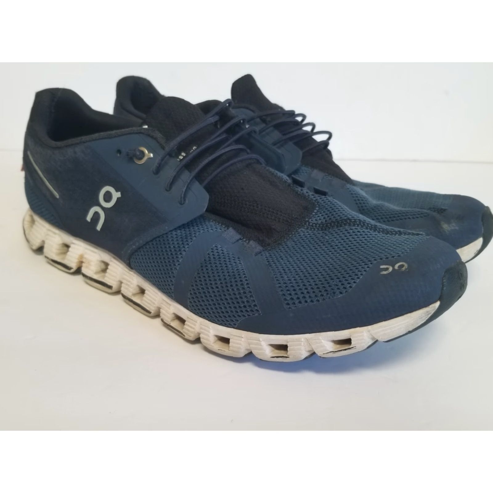 Vintage On Cloud 5 Mens Size 11.5 Blue White Athletic Running Sneakers See Pics Size US 12 / EU 45 - 2 Thumbnail