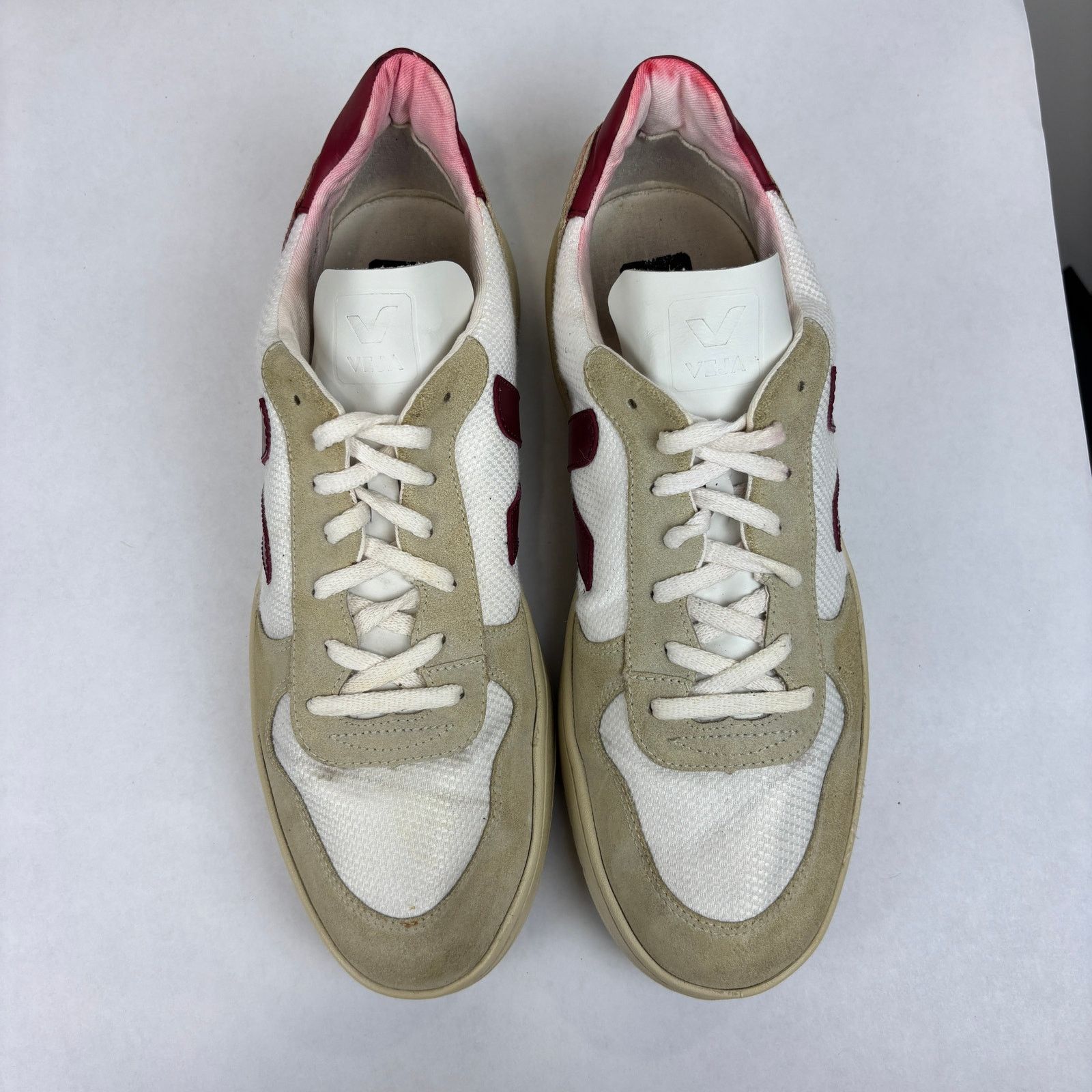 Veja Veja V-10 Leather Low Sneakers Shoes Men's 11.5 Preppy Size US 11.5 / EU 44-45 - 6 Thumbnail