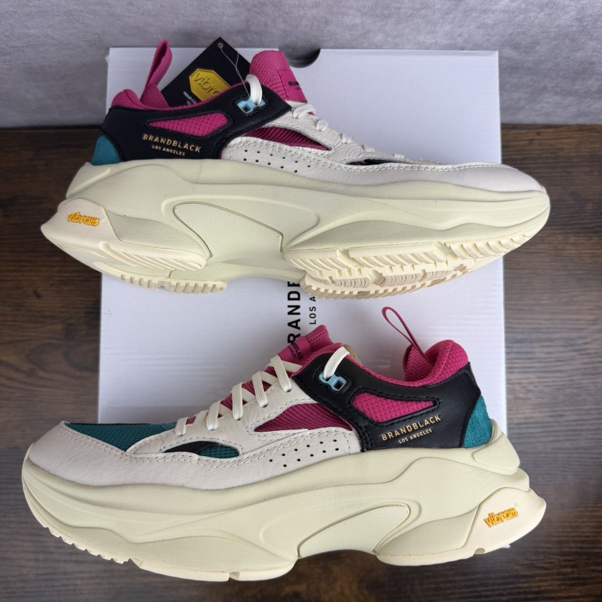 Brandblack NEW Brandblack Los Angeles Saga 130 White/GreenW429BB-WGPK Size US 10 / IT 40 - 3 Thumbnail