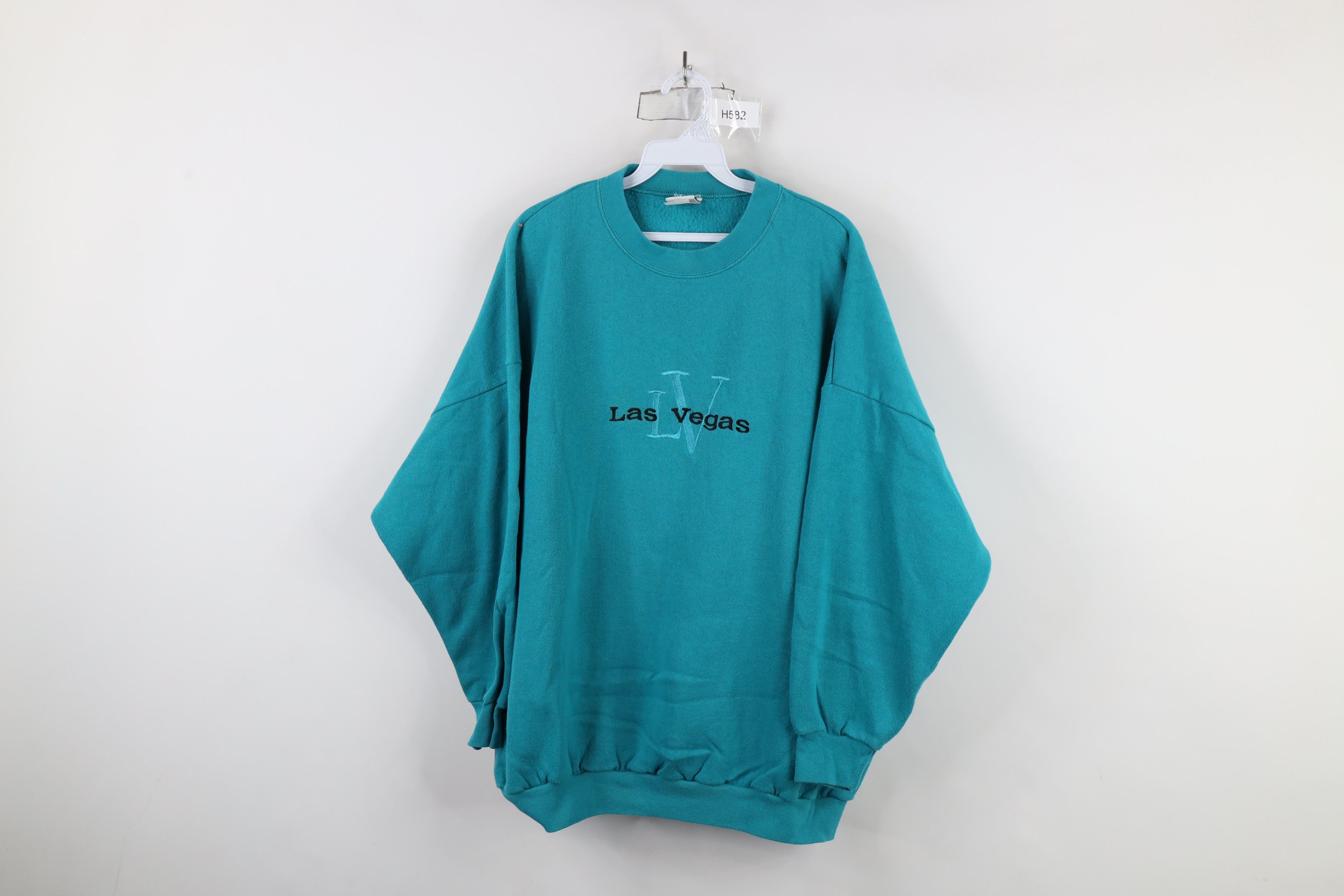 Vintage Vintage 90s Looney Tunes Spell Las Vegas Crewneck Sweatshirt Size 3XL / US 20-22 - 1 Thumbnail