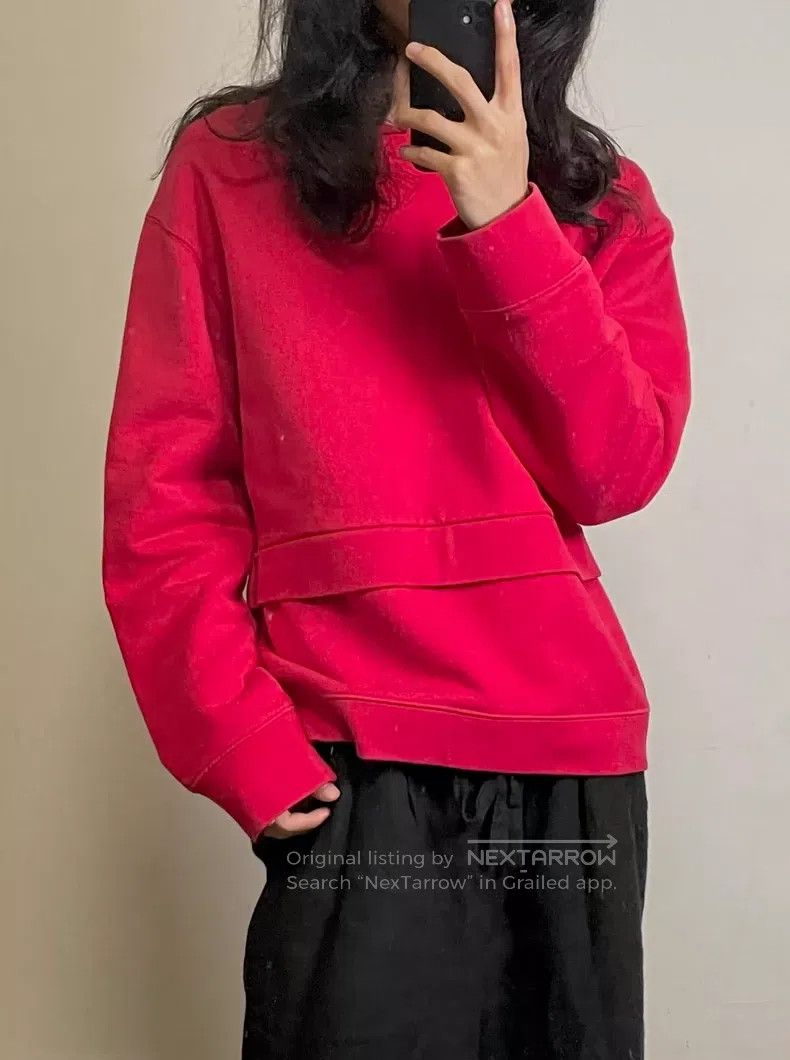 Raf Simons Raf simons Double-hemped pullover sweatshirt Size US M / EU 48-50 / 2 - 1 Thumbnail