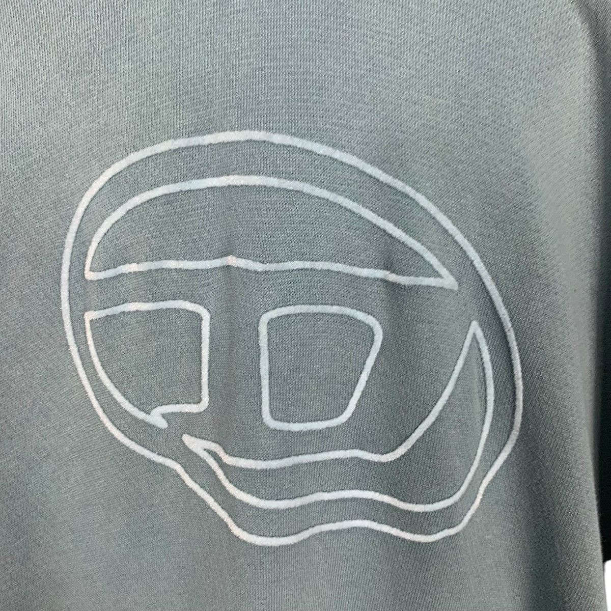 Diesel DIESEL Big Logo Pullover Hoodie Sweatshirt #2528-C114 Size US XXL / EU 58 / 5 - 13 Thumbnail
