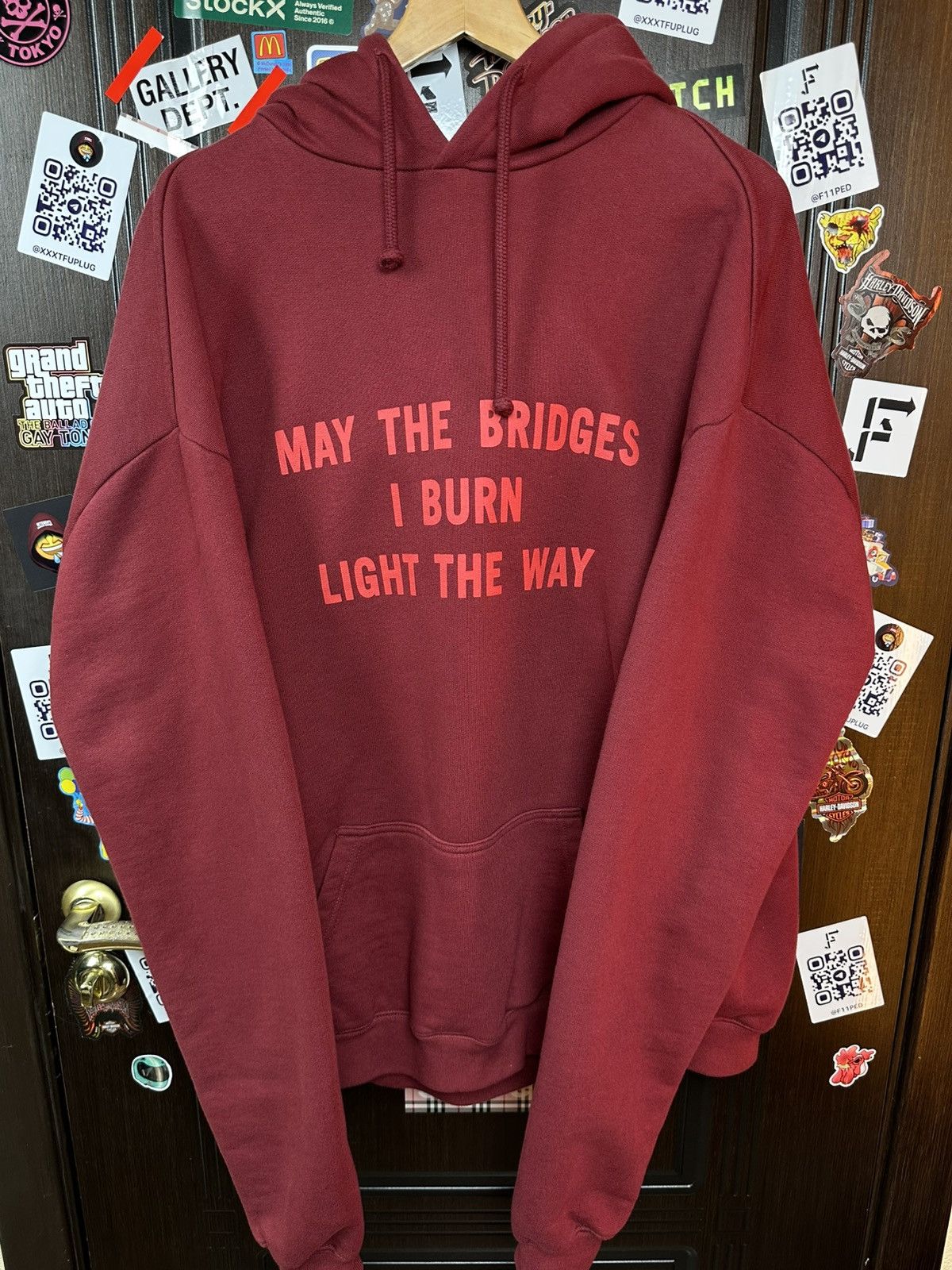 Vetements May The Bridges Hoodie Pour Homme