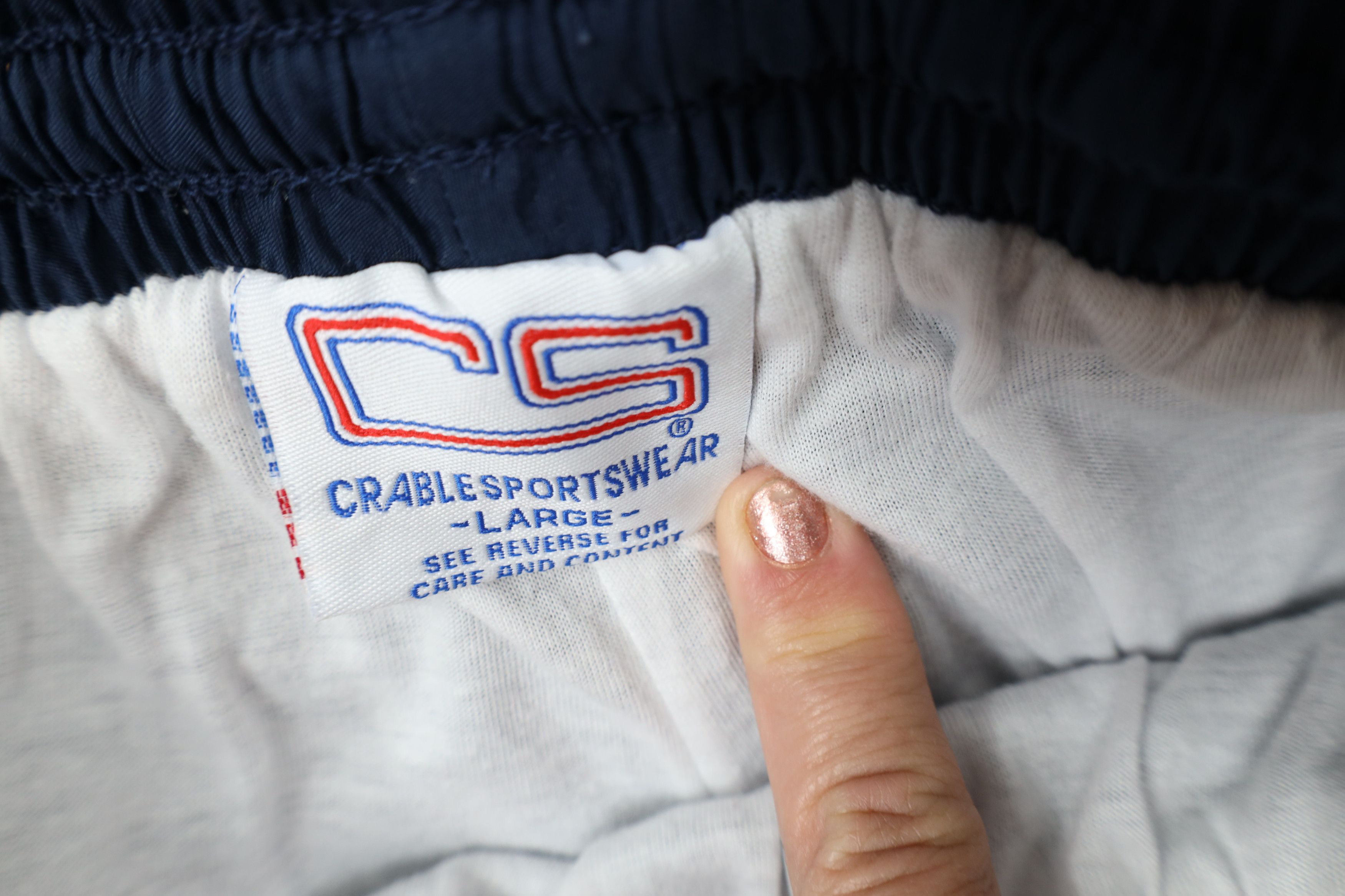 Vintage Vintage 90s Streetwear Lined Windbreaker Joggers Pants Blue Size US 36 / EU 52 - 10 Thumbnail