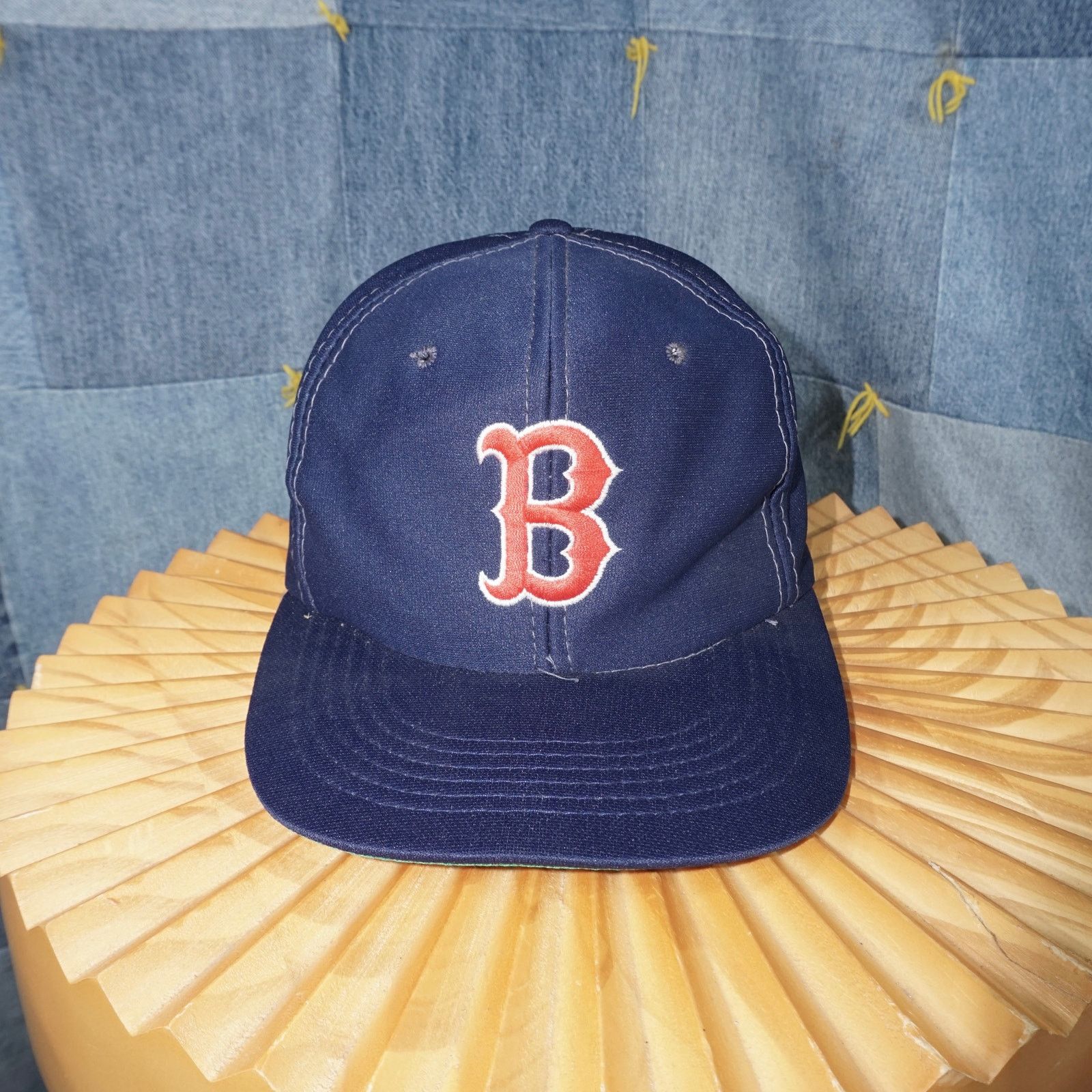 MLB OSFA - Vintage MLB Boston Red Sox B logo embroider 1990s hat Size ONE SIZE - 1 Thumbnail