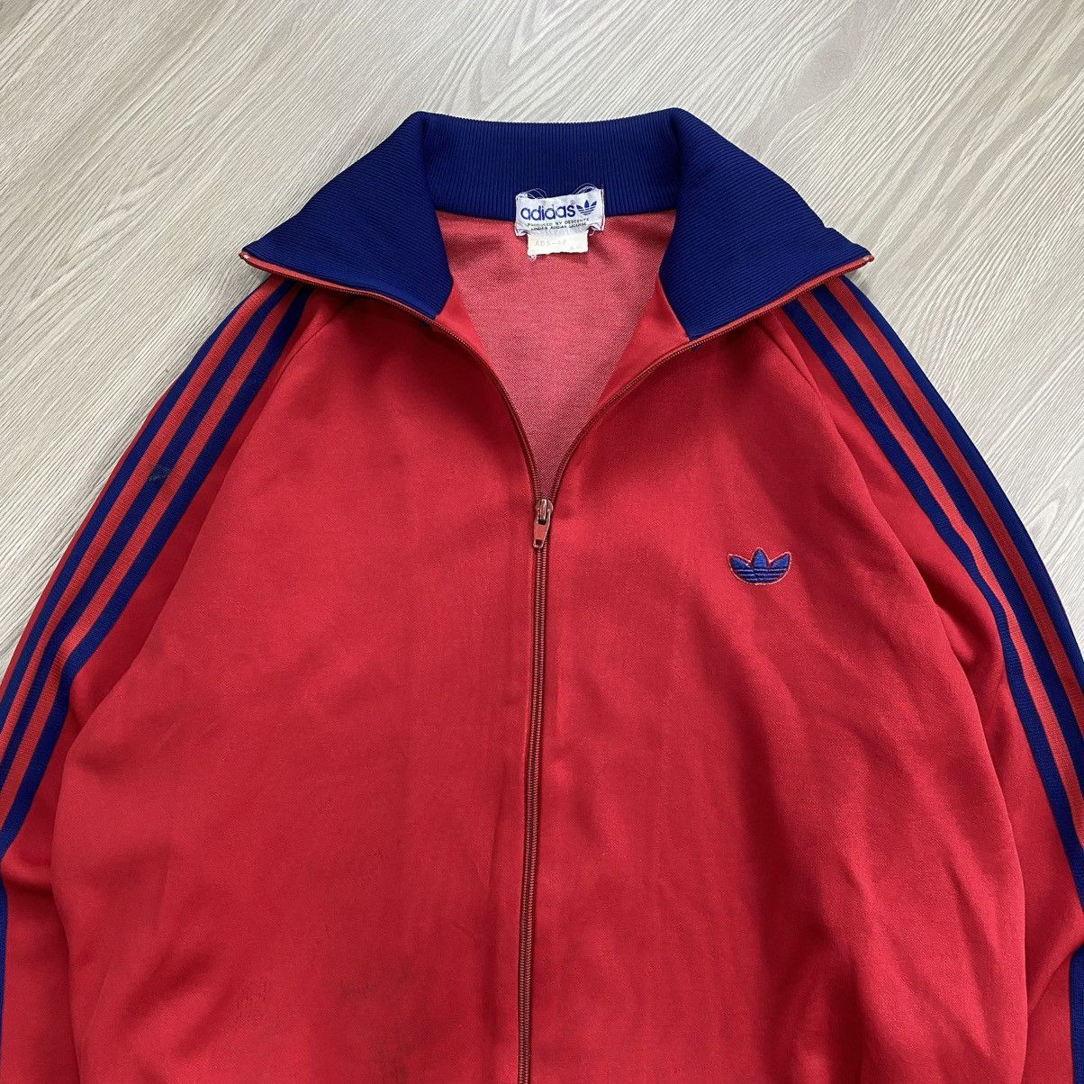 Adidas × Japanese Brand × Vintage Vintage Adidas Descente Blue Track Jacket Rare Size US L / EU 52-54 / 3 - 3 Thumbnail