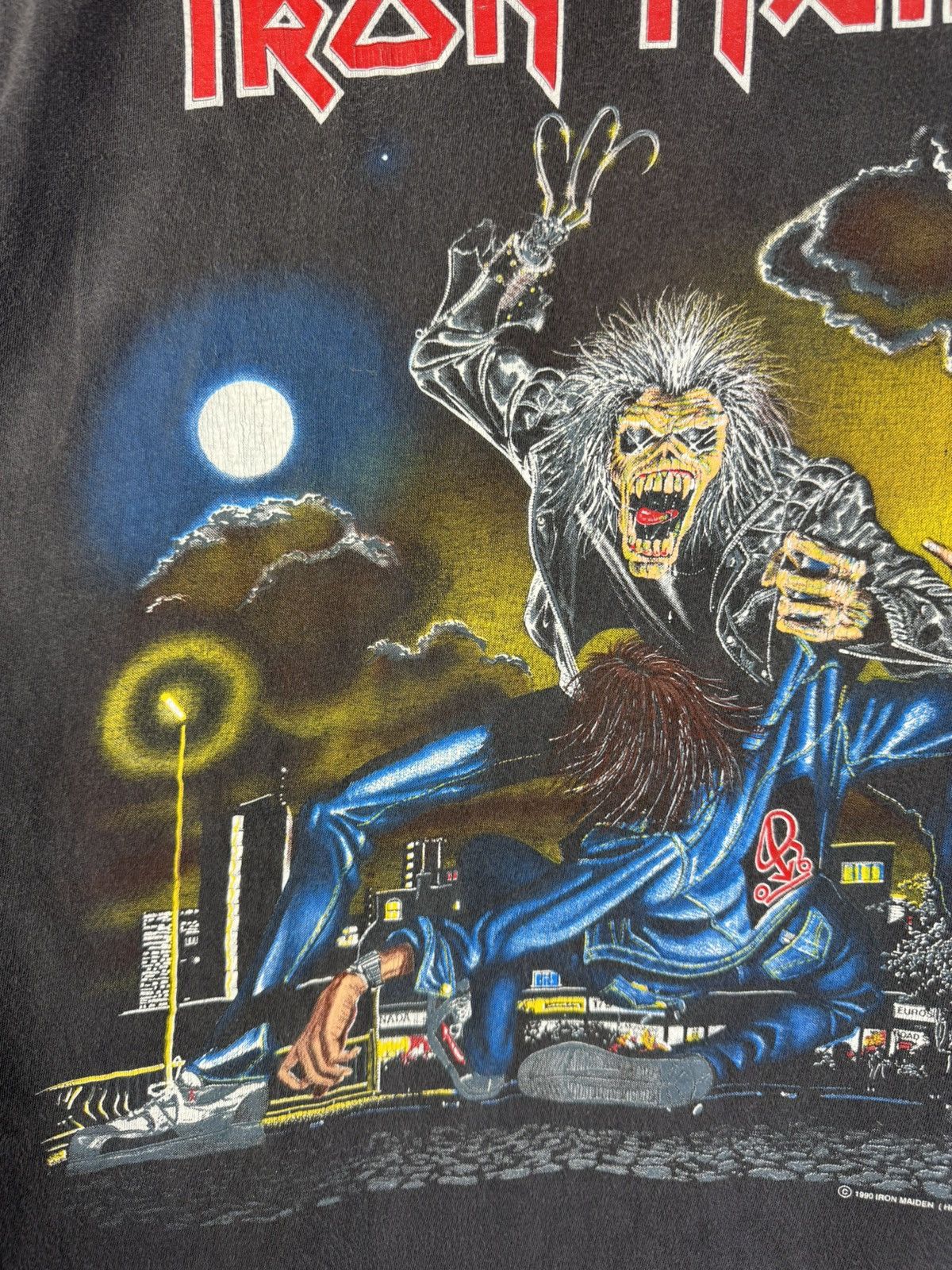 Band Tees Vintage Iron Maiden No Prayer On The Road Tour 1990 T-Shirt Size US L / EU 52-54 / 3 - 10 Thumbnail