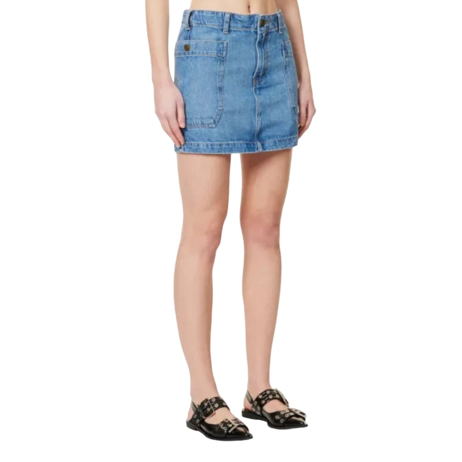 Frame FRAME | Spring 2024 Release | Sonata Jean Skirt - Size 26 Size 26" / US 2 / IT 38 - 5 Thumbnail