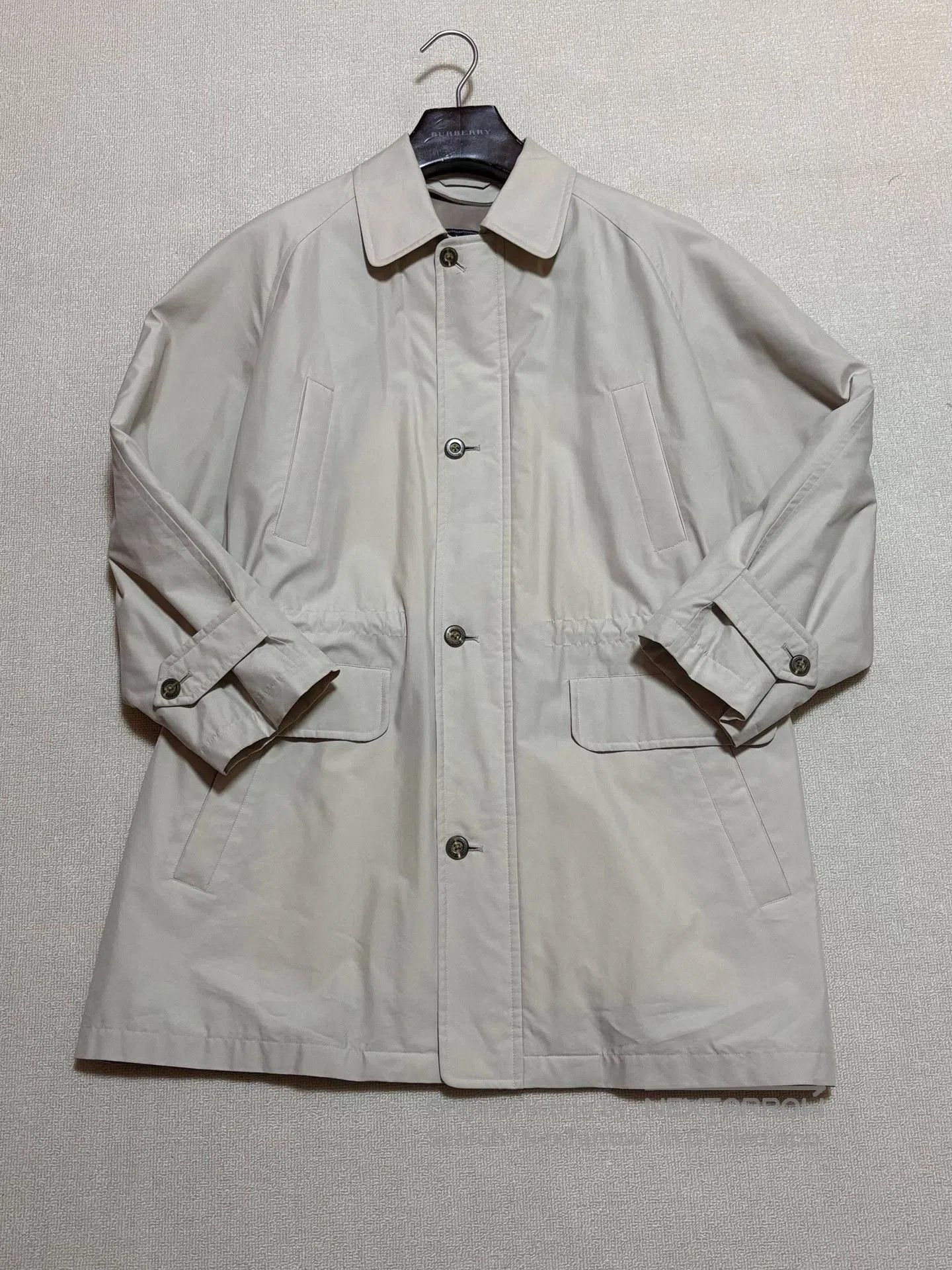 Burberry Burberry Vintage Men's Balmacaan Trench. Size US M / EU 48-50 / 2 - 3 Thumbnail