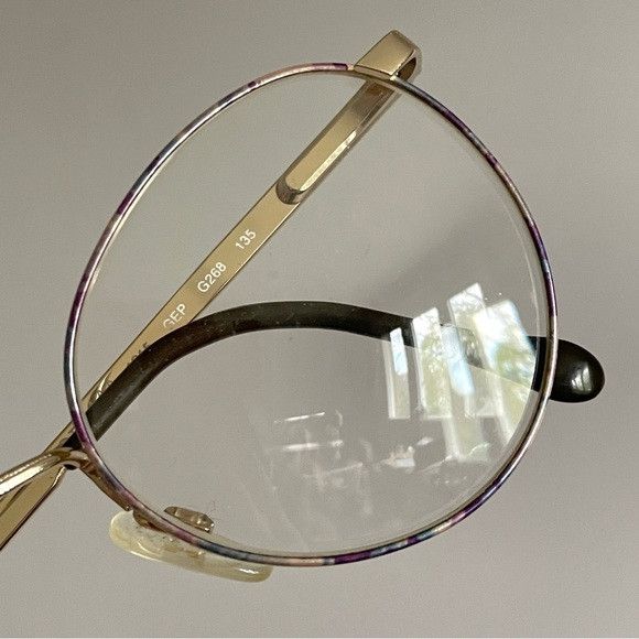 Other Vintage Luxottica Round Glasses Frames - 51-20-135 Size ONE SIZE - 3 Thumbnail